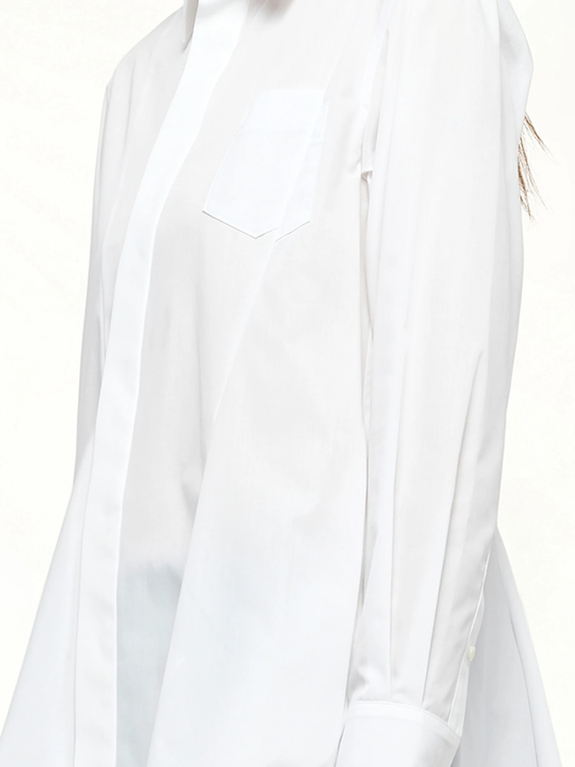 Poplin Shirt in Off White - Image 3