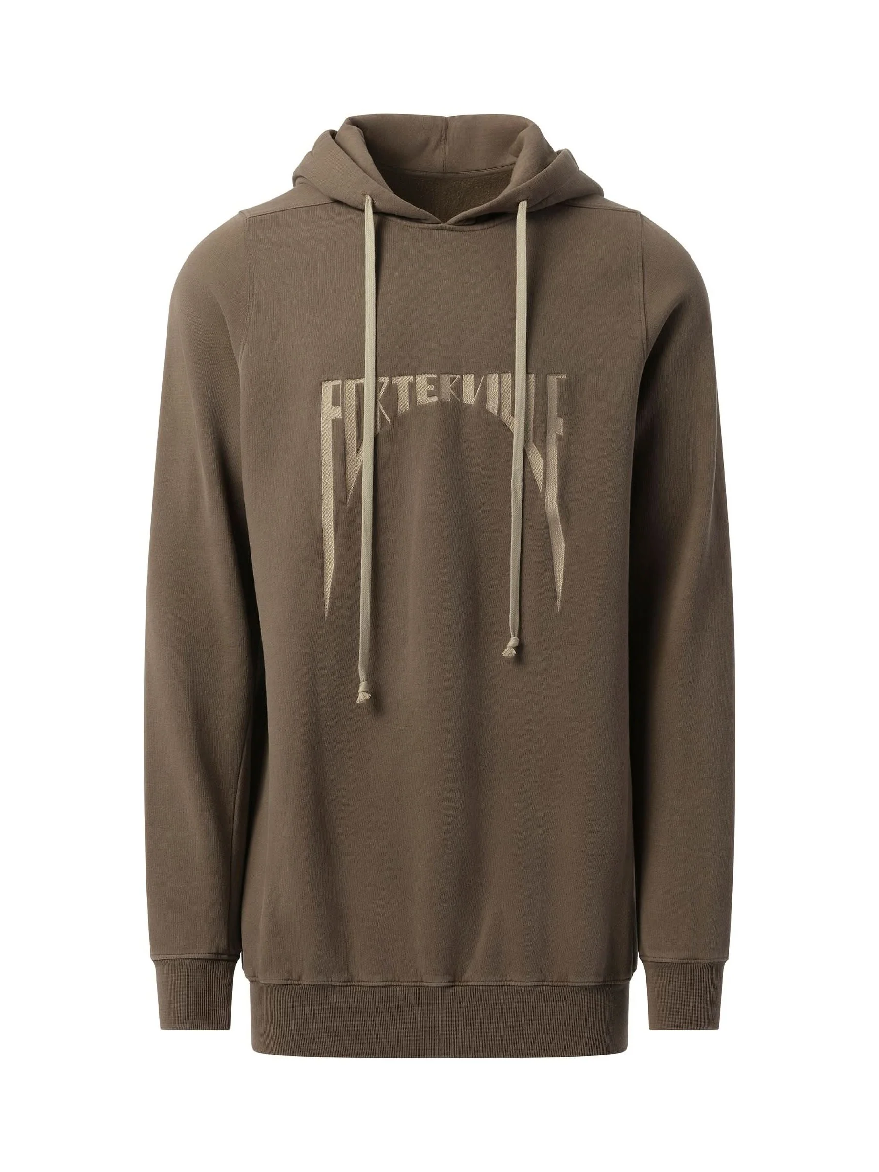 Porterville Embroidered Hoodie in Dust/Pearl - Image 2