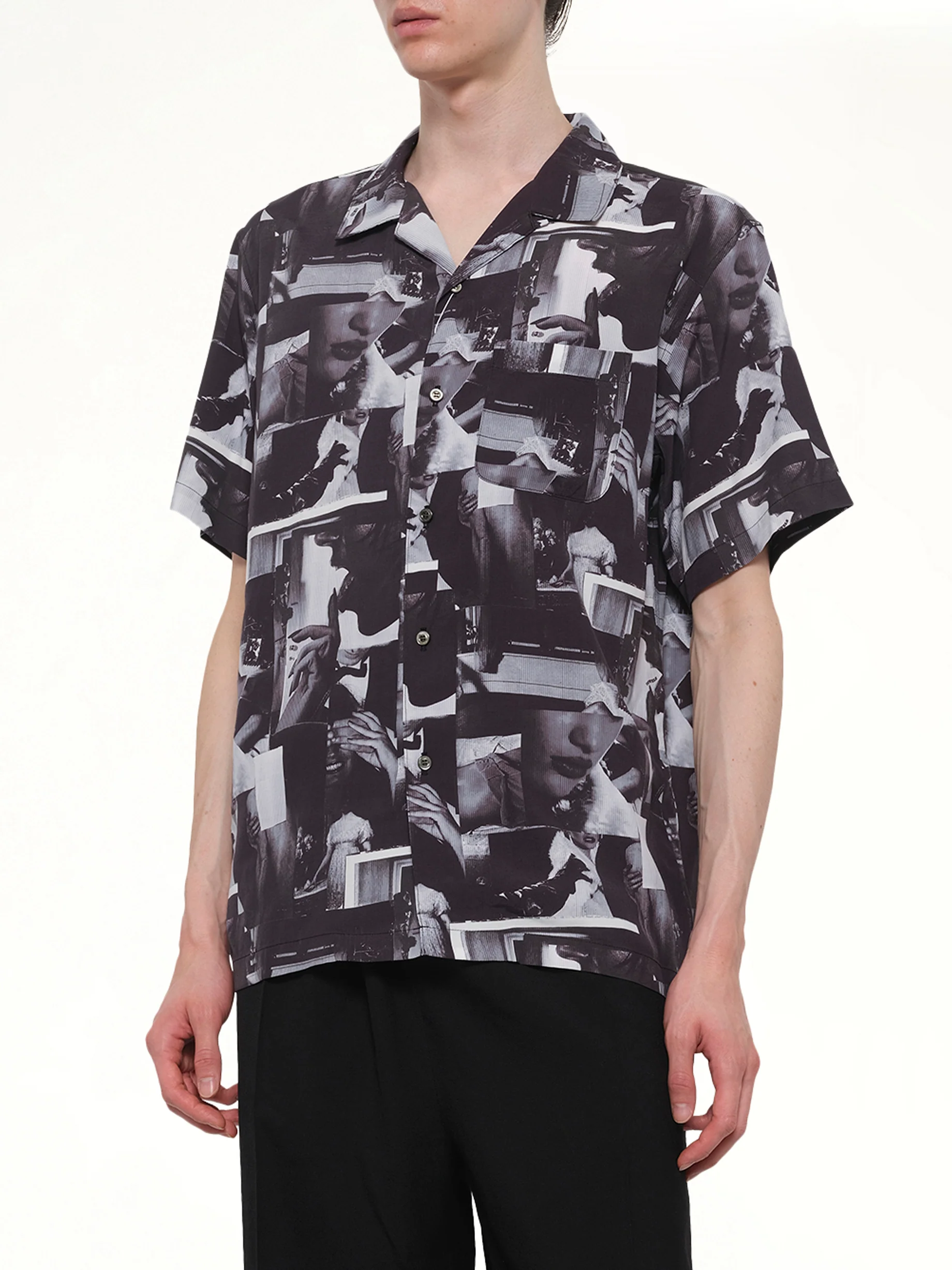 Printed Still Shirt in Black - Image 6