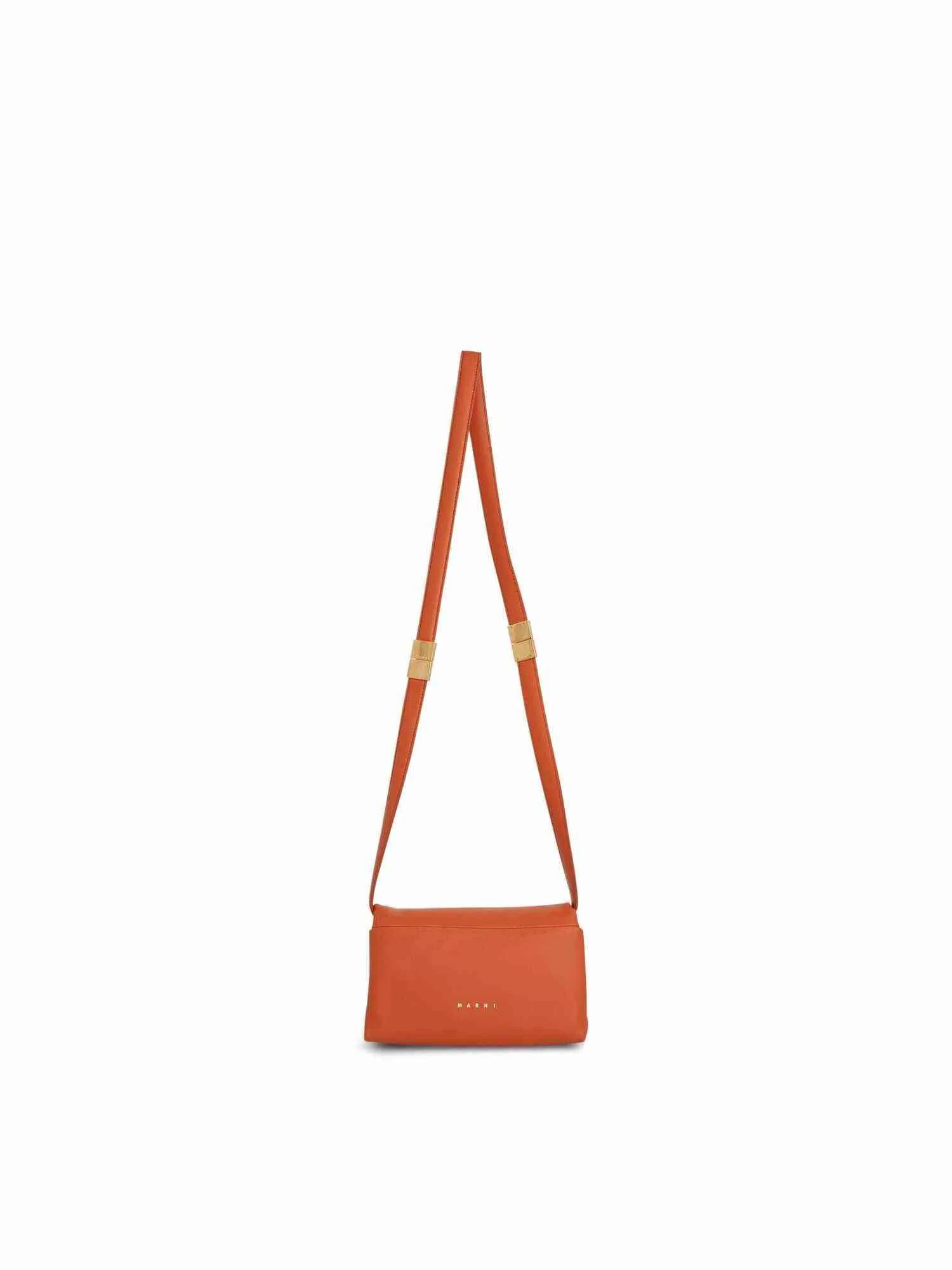 Prisma Small Leather Bag in Chili - Image 3