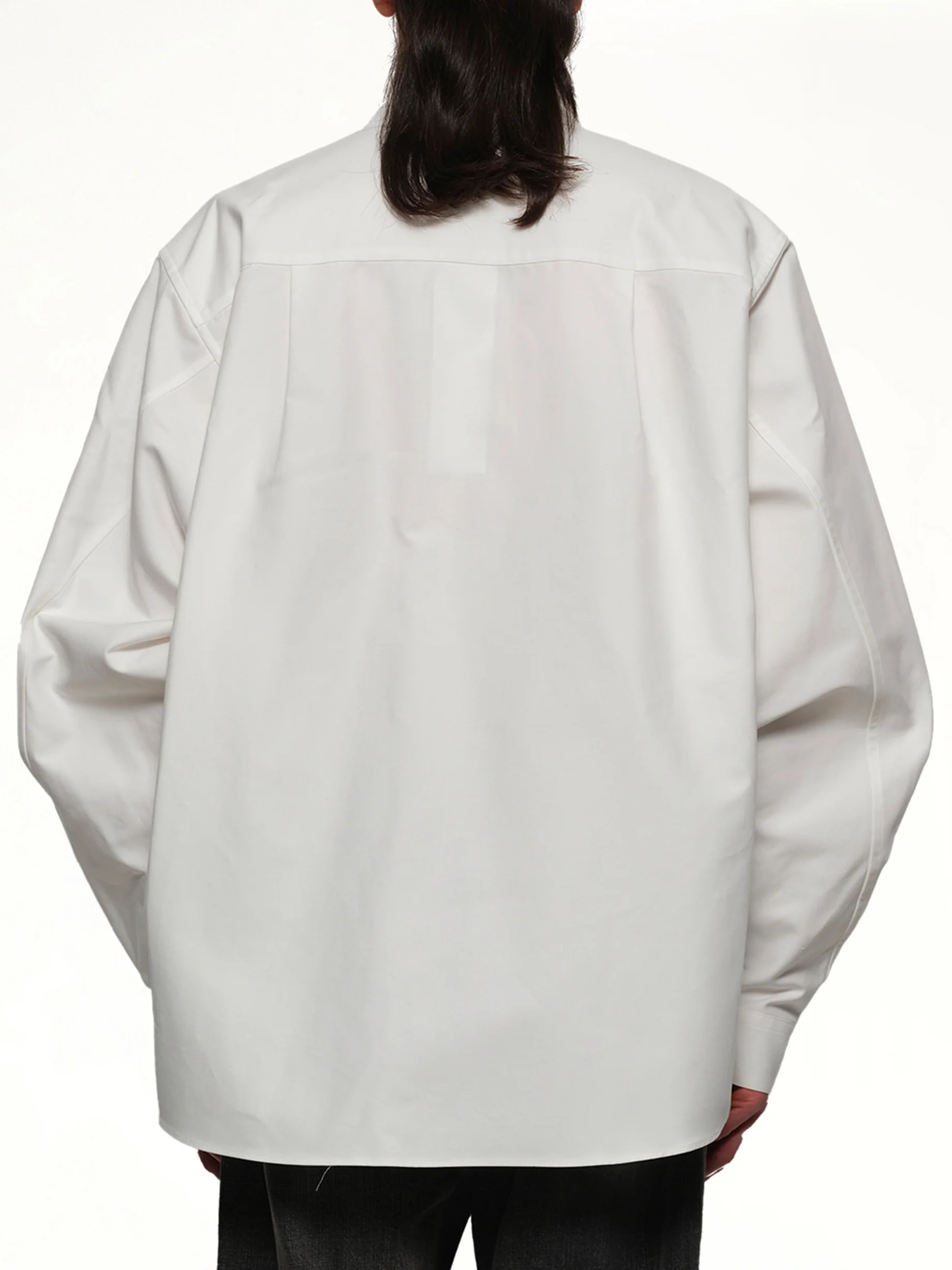 Pteranodon Embroidered Shirt in White - Image 5
