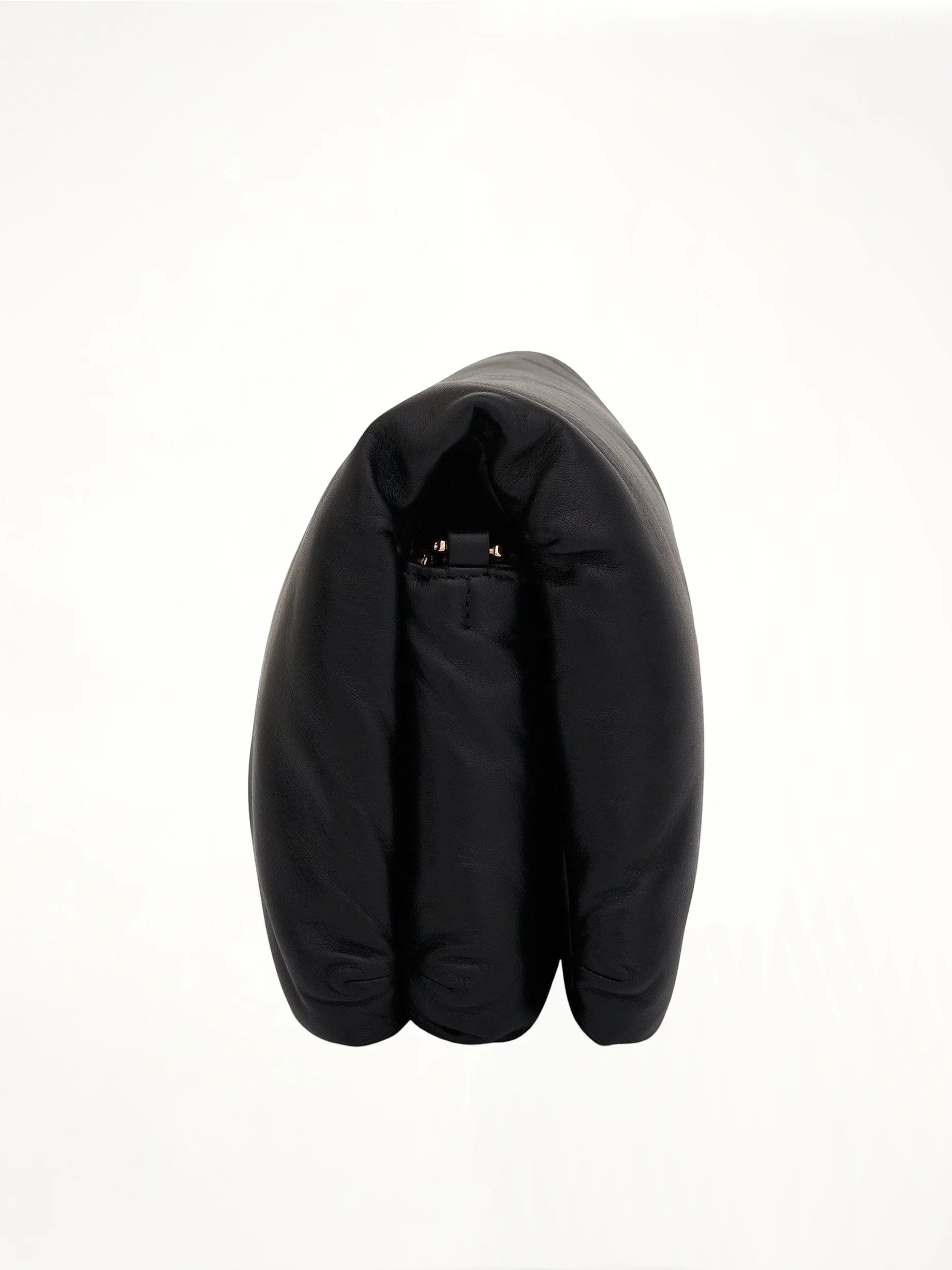 Puffer Goya Bag in Shiny Nappa Lambskin in Black - Image 4