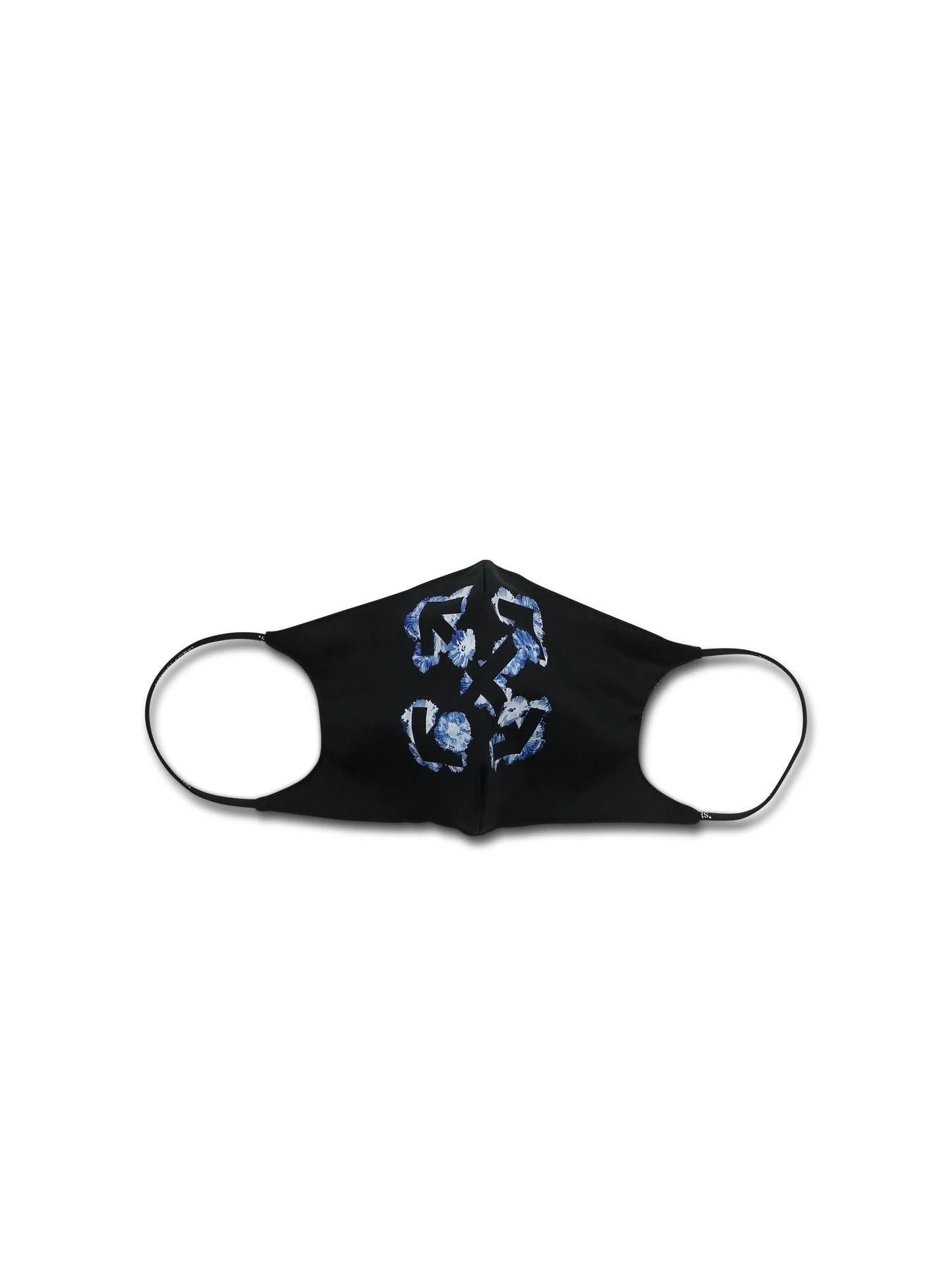 Puffy Flower Arrow Simple Mask in Black
