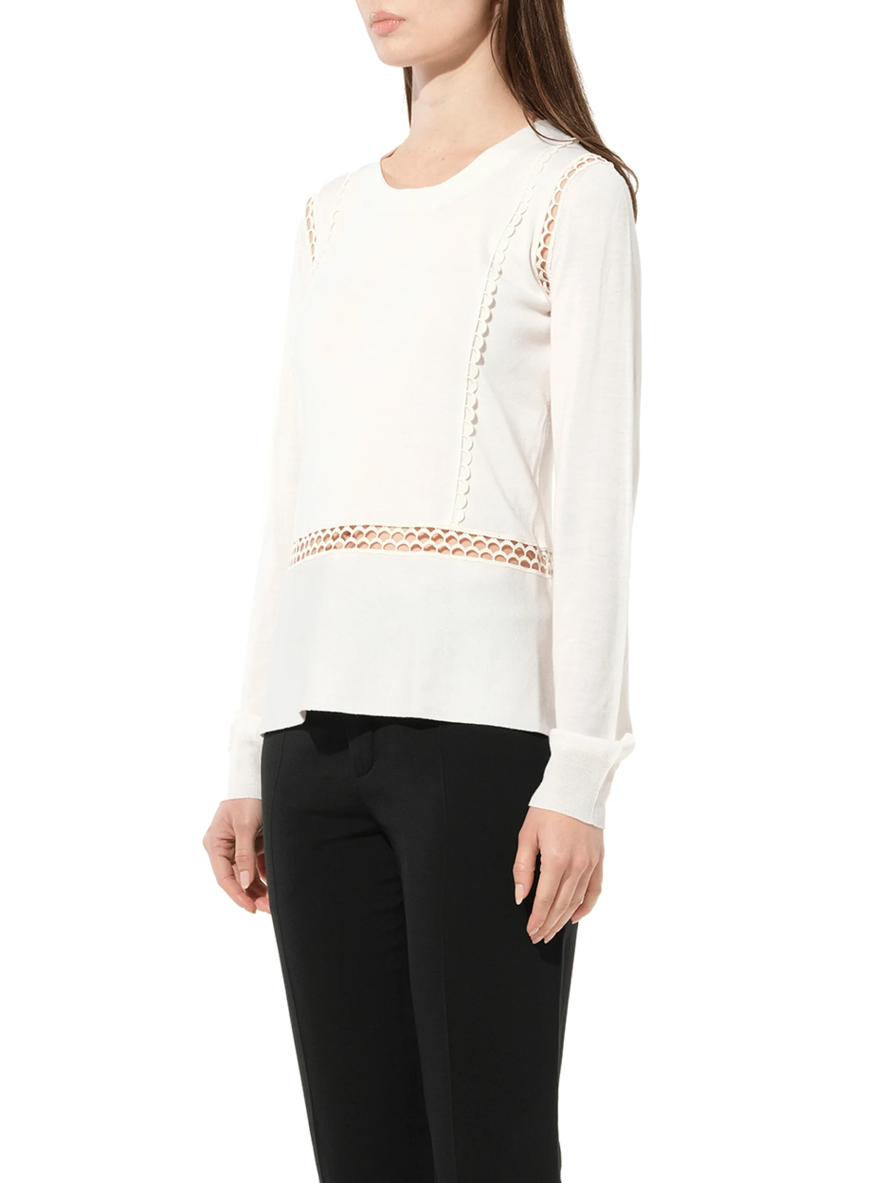 Pullover Sweater in Milk - Image 5