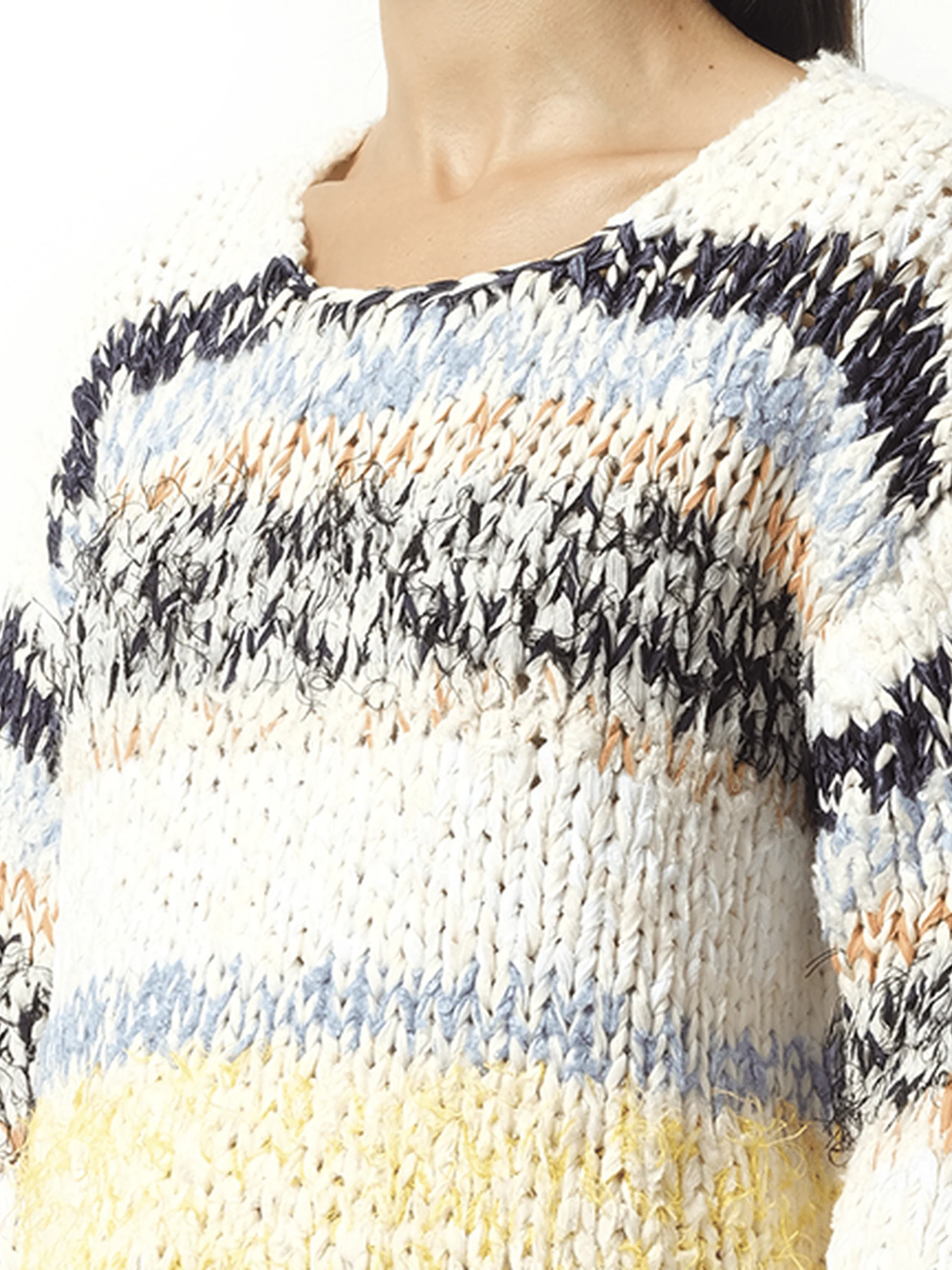 Pullover Sweatshirter in Multicolor - Image 3