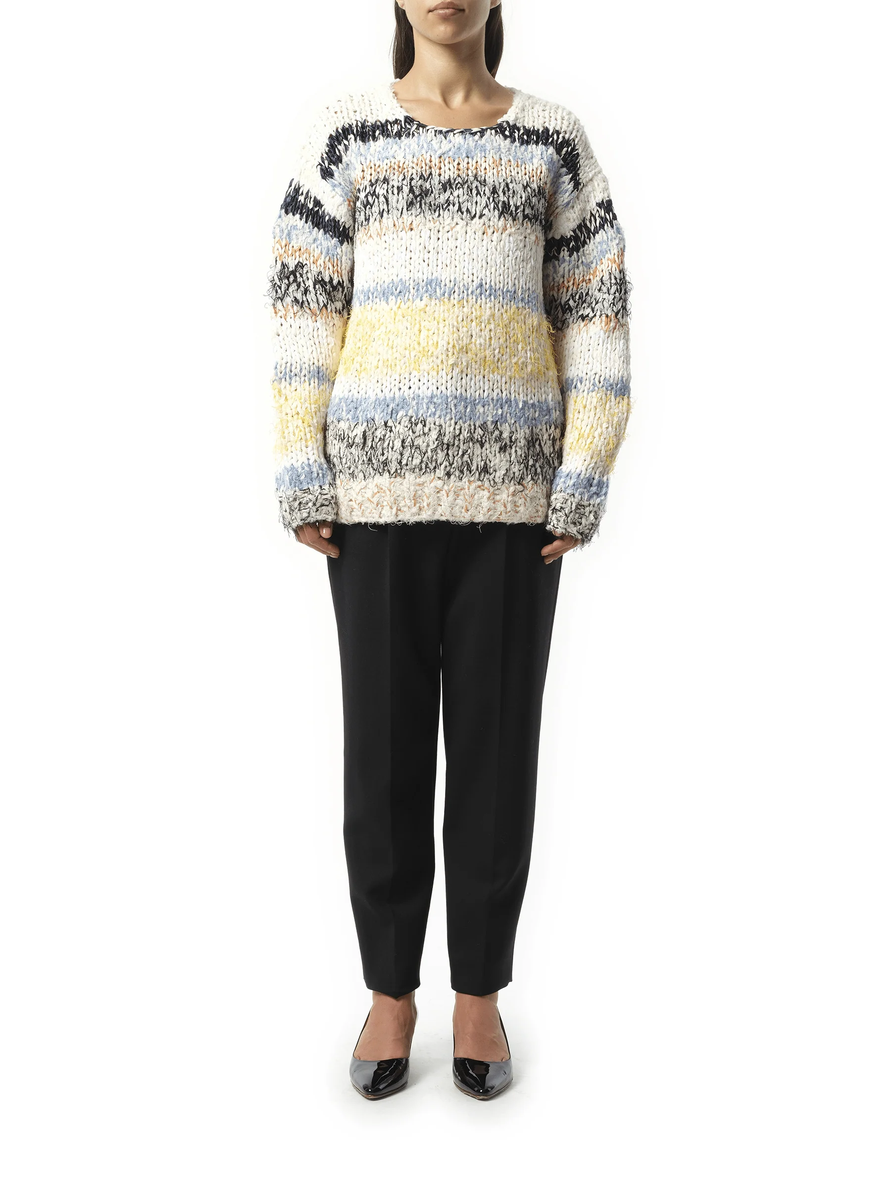 Pullover Sweatshirter in Multicolor - Image 4