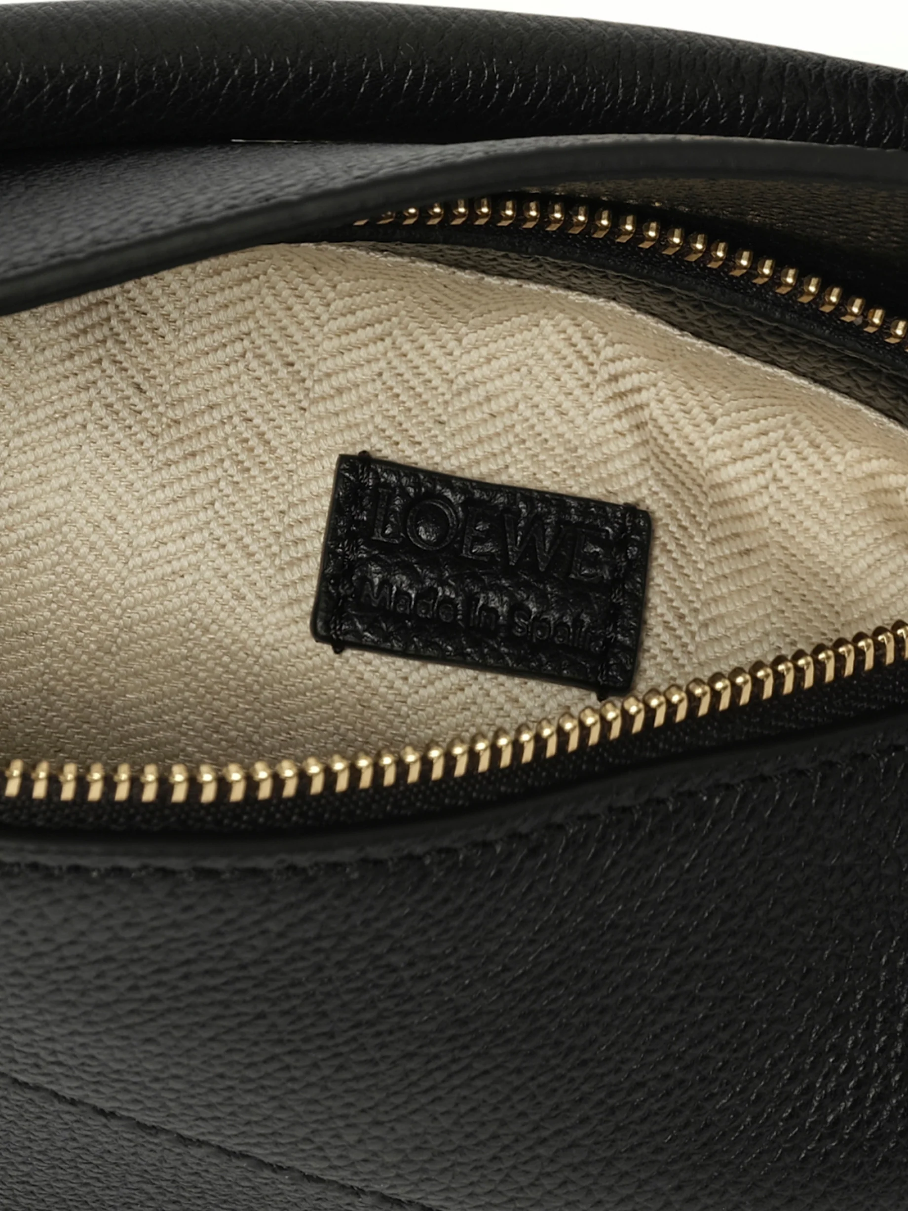 Puzzle Edge Mini Bag in Black - Image 6