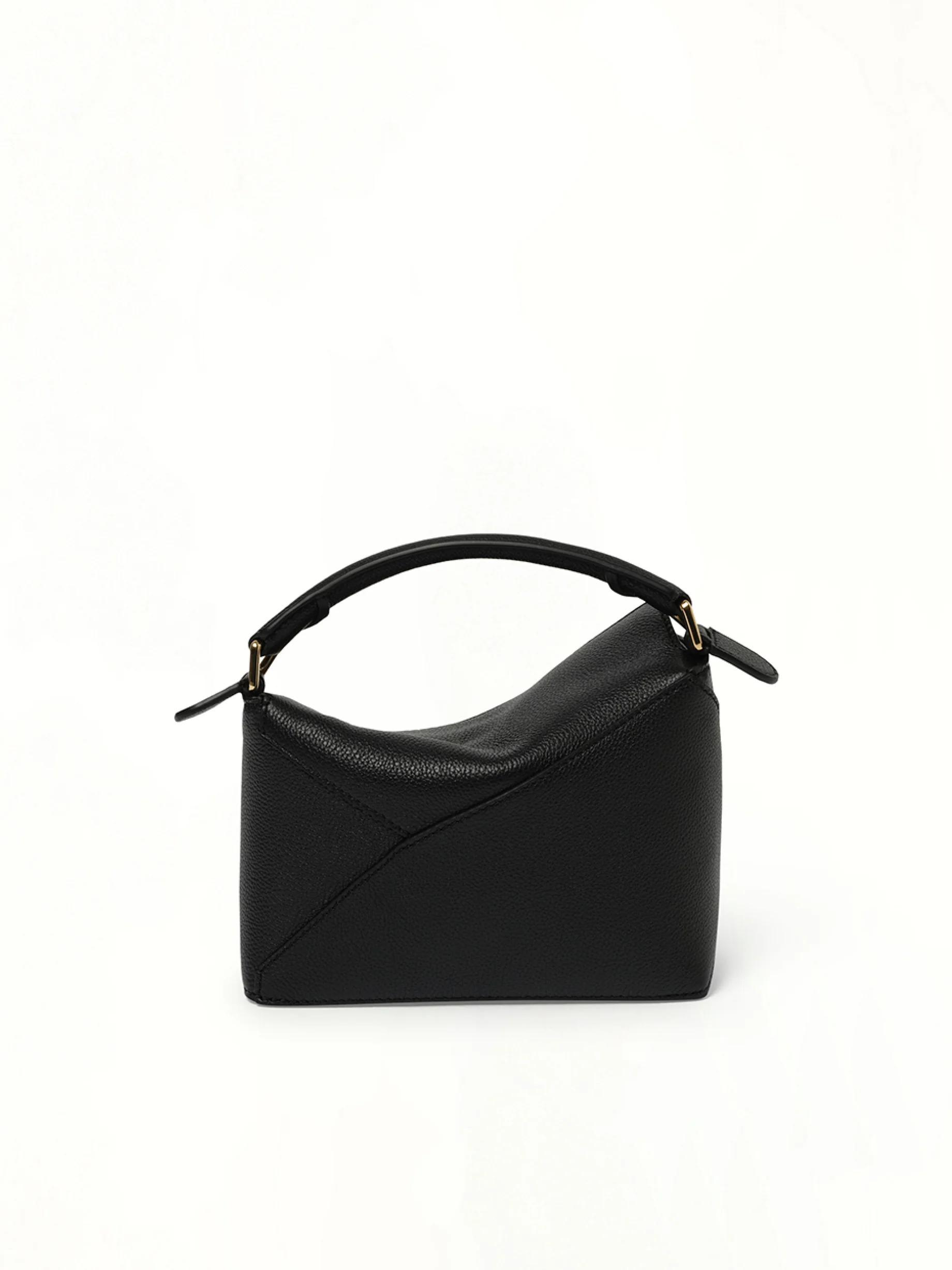 Puzzle Edge Mini Bag in Black - Image 7