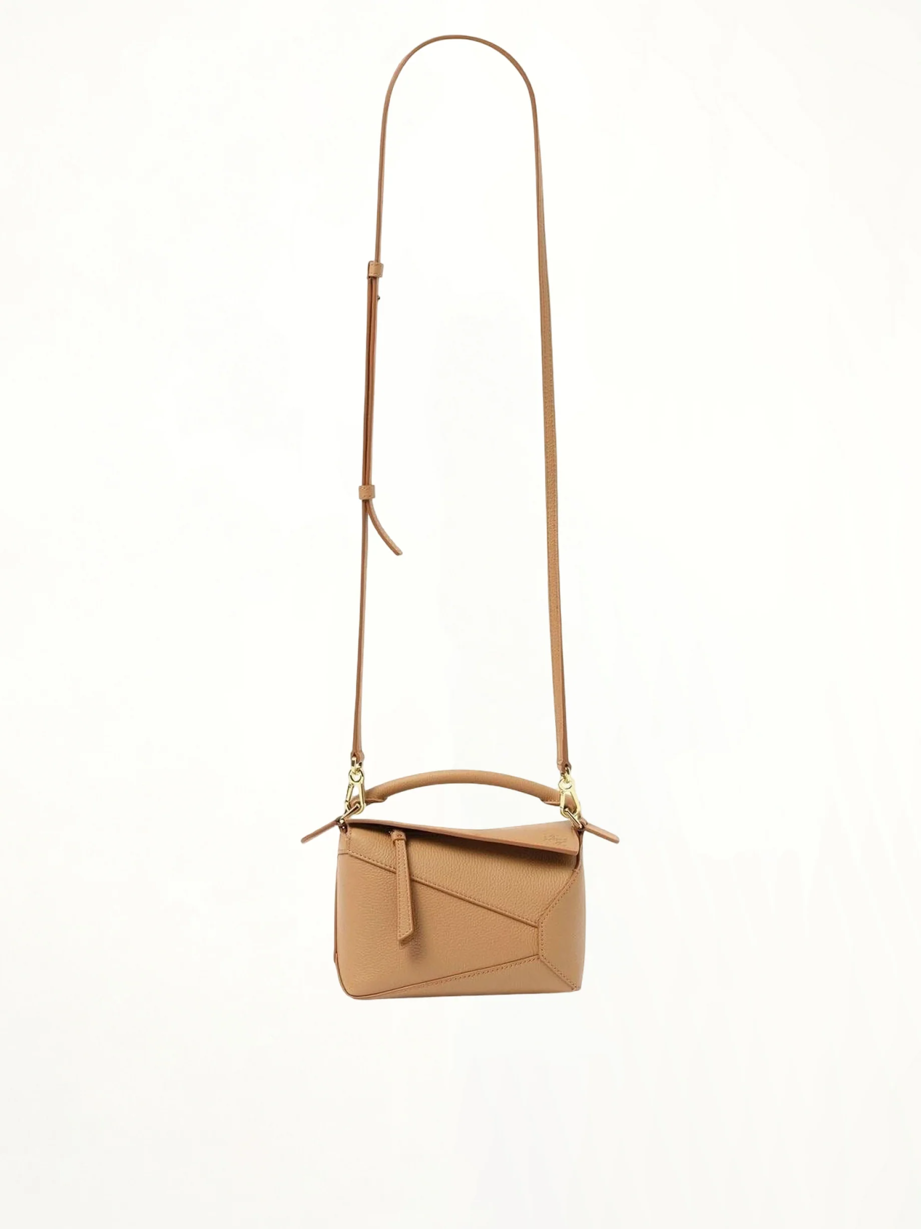 Puzzle Edge Mini Bag in Toffee - Image 3