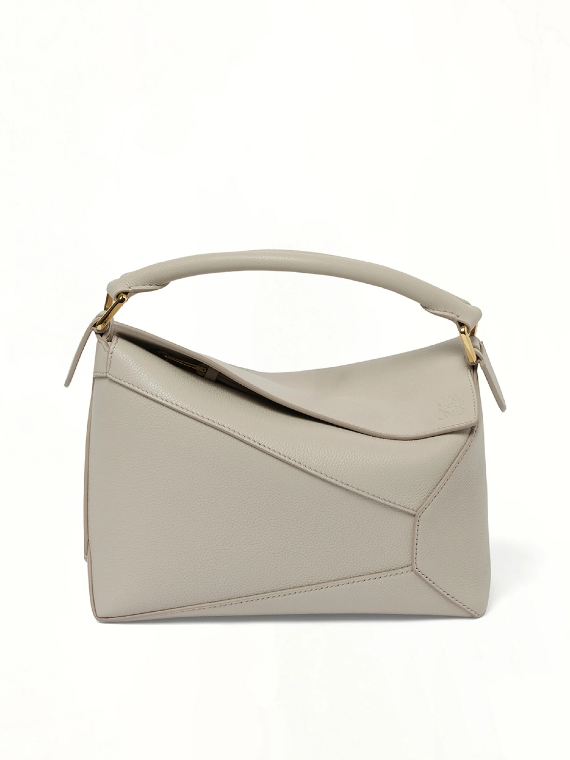Puzzle Edge Small Bag in Light Ghost - Image 2