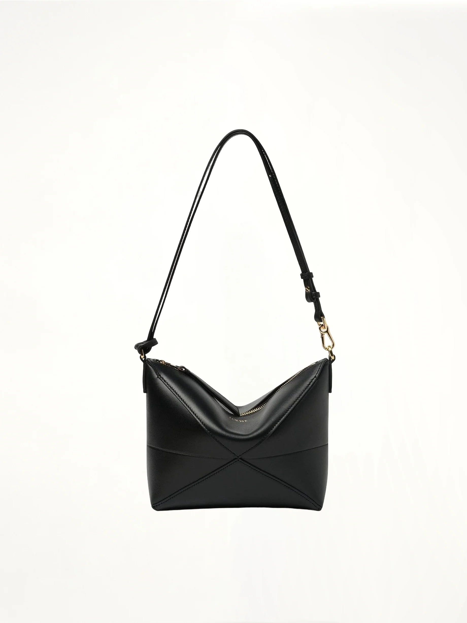 Puzzle Fold Pouch in Black