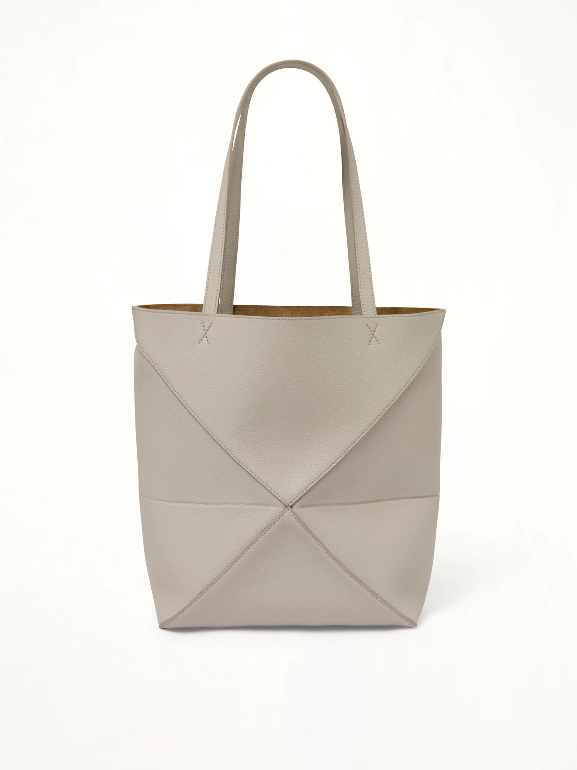 Puzzle Fold Tote Medium in Light Ghost - Image 3