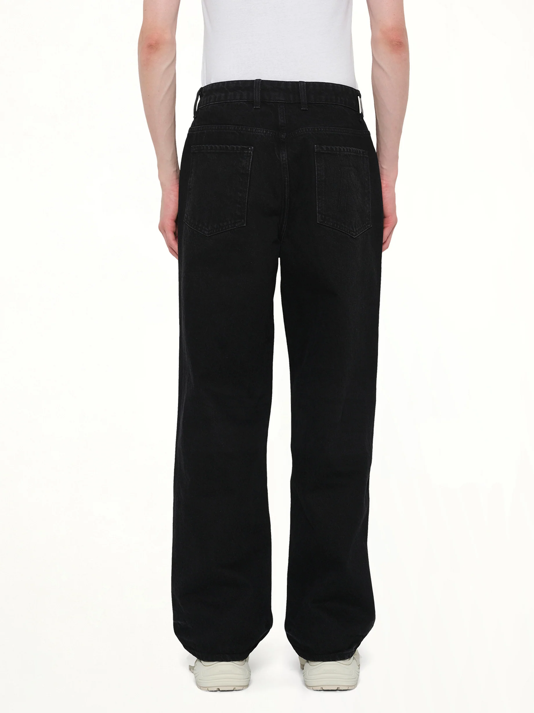 R3 Baggy Denim Jeans in Black - Image 5