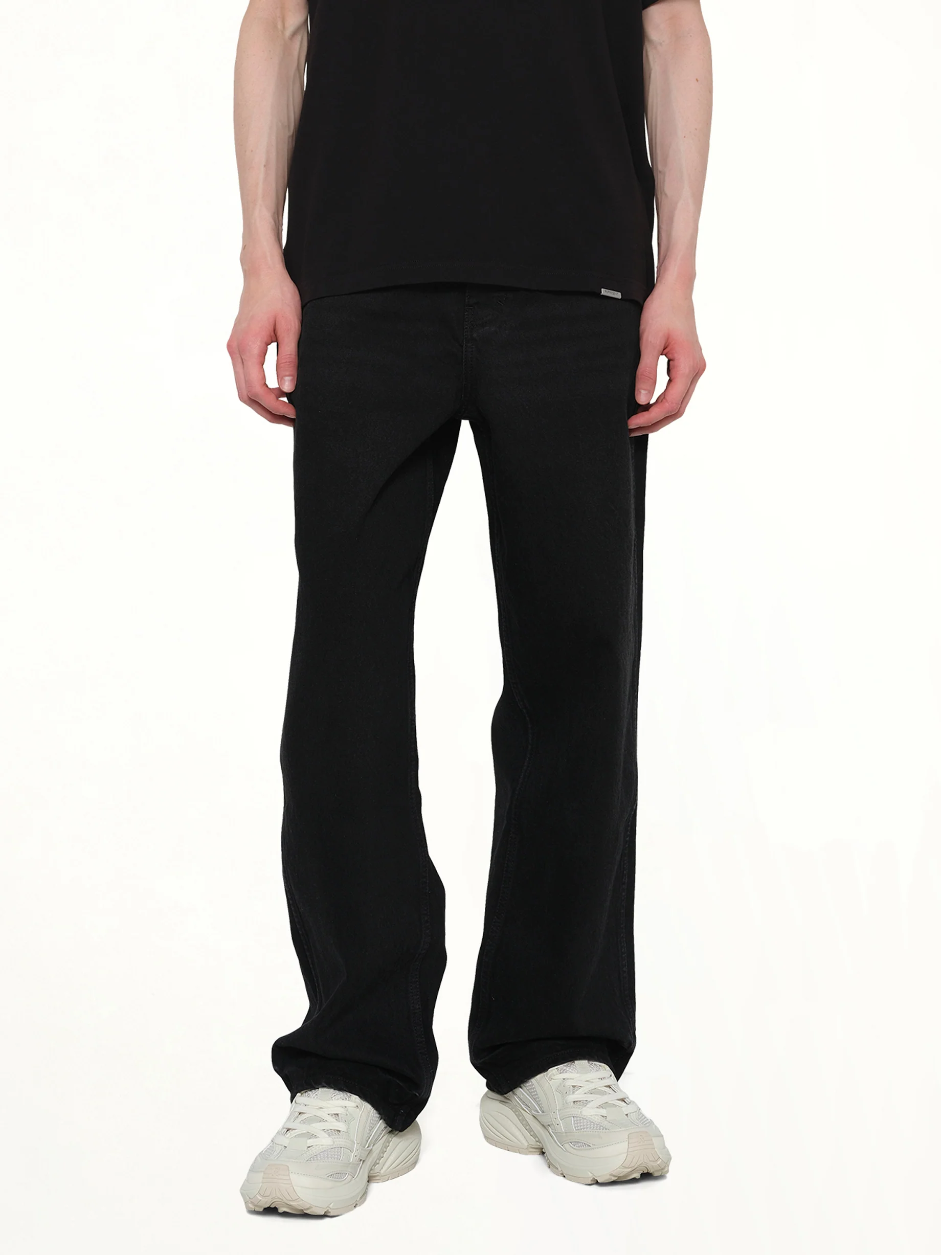 R3 Baggy Denim Jeans in Black - Image 6
