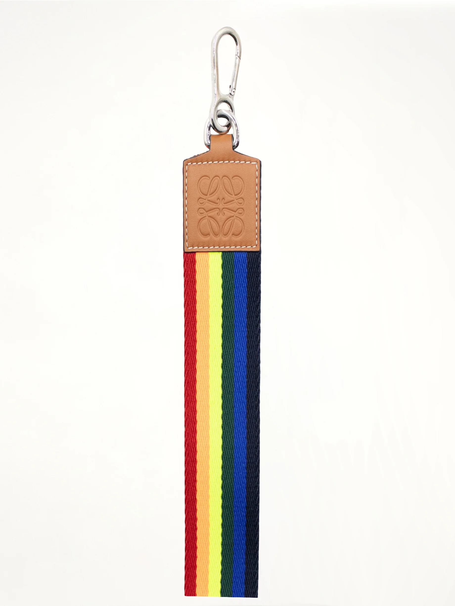 Rainbow Strap in Cotton And Calfskin in Multicolor - Image 2
