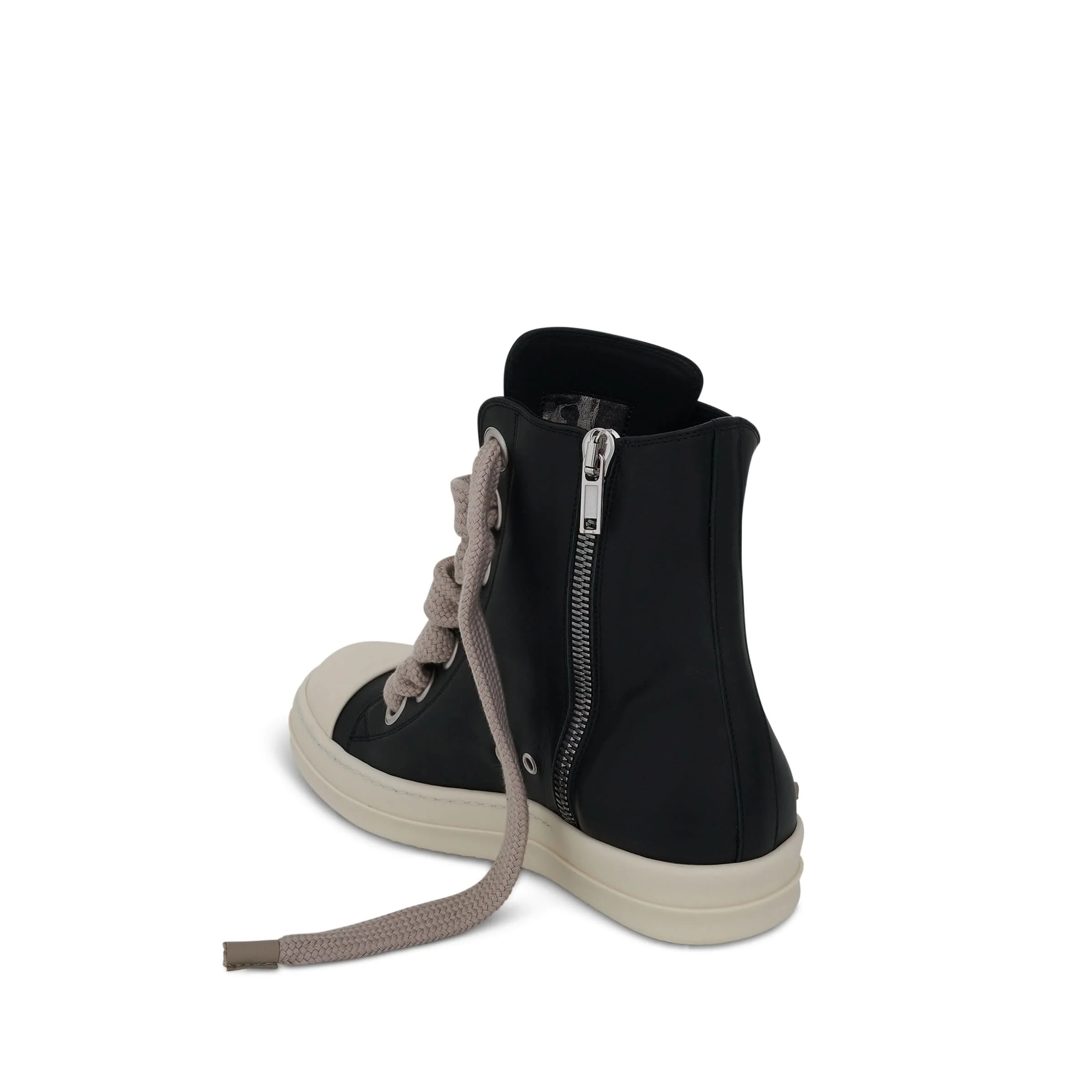 Ramones Sneaker with Jumbo Laces in Black/Milk - Image 3
