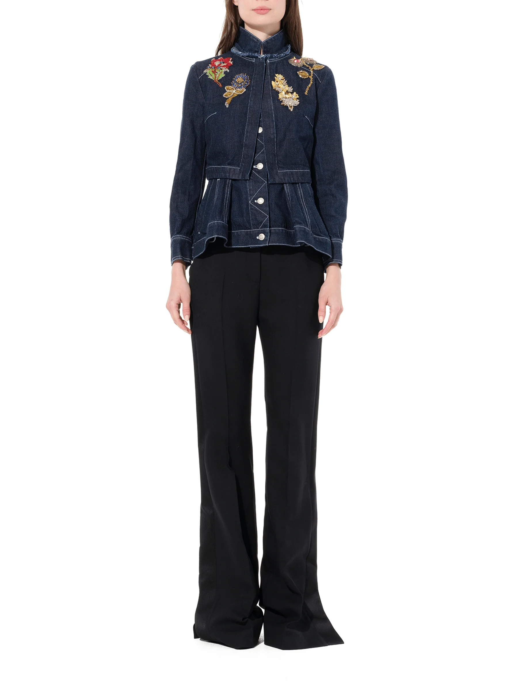 Raw Denim Jacket in Blue - Image 4