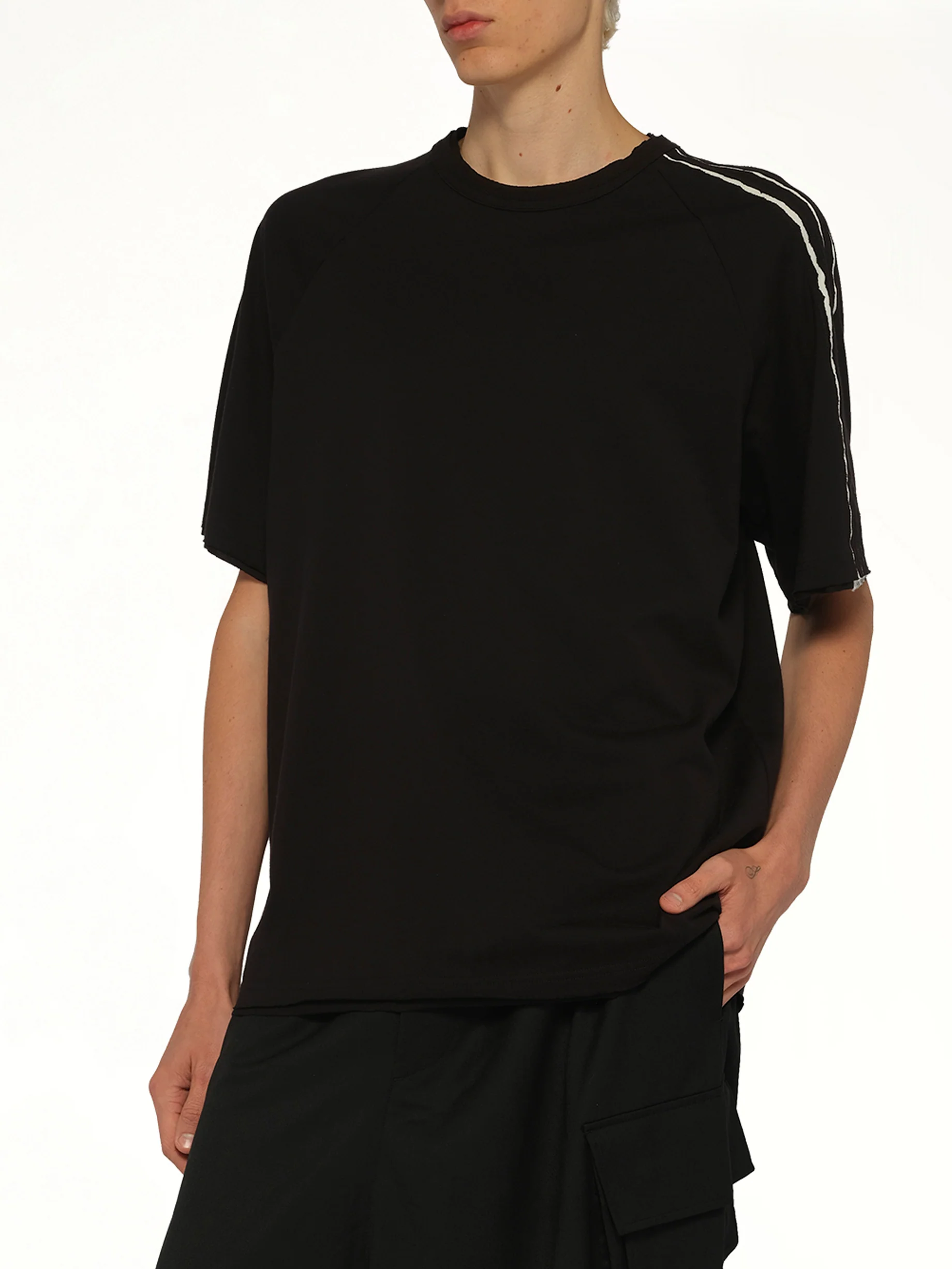 Reconstructed 3S T-Shirt in Black - Image 6