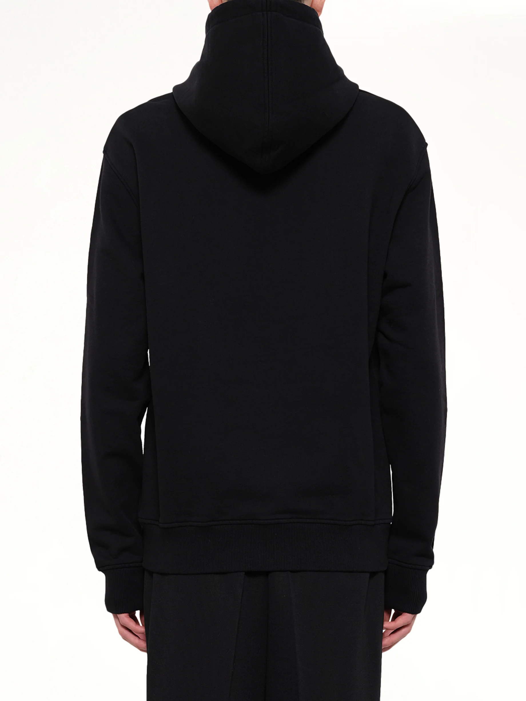 Red Ami De Coeur Hoodie in Black - Image 5