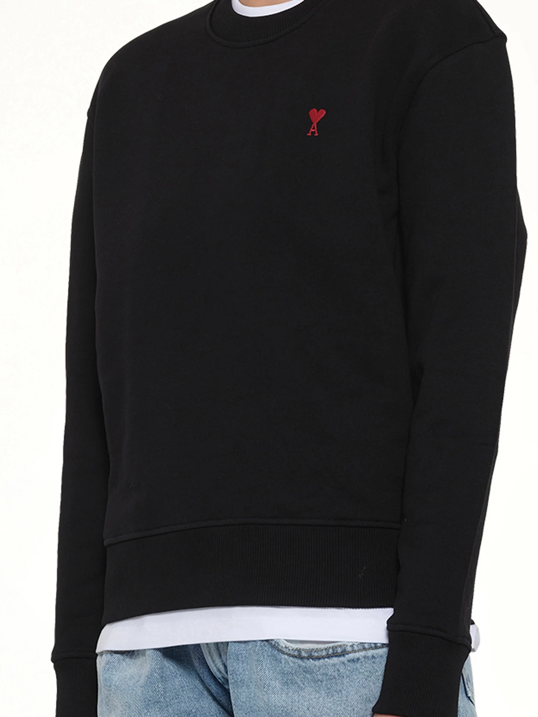 Red Ami De Coeur Sweatshirt in Black - Image 12