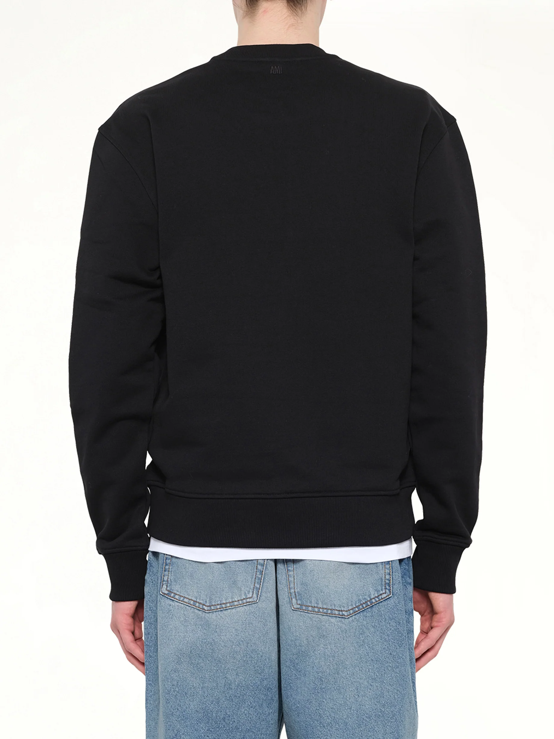 Red Ami De Coeur Sweatshirt in Black - Image 5