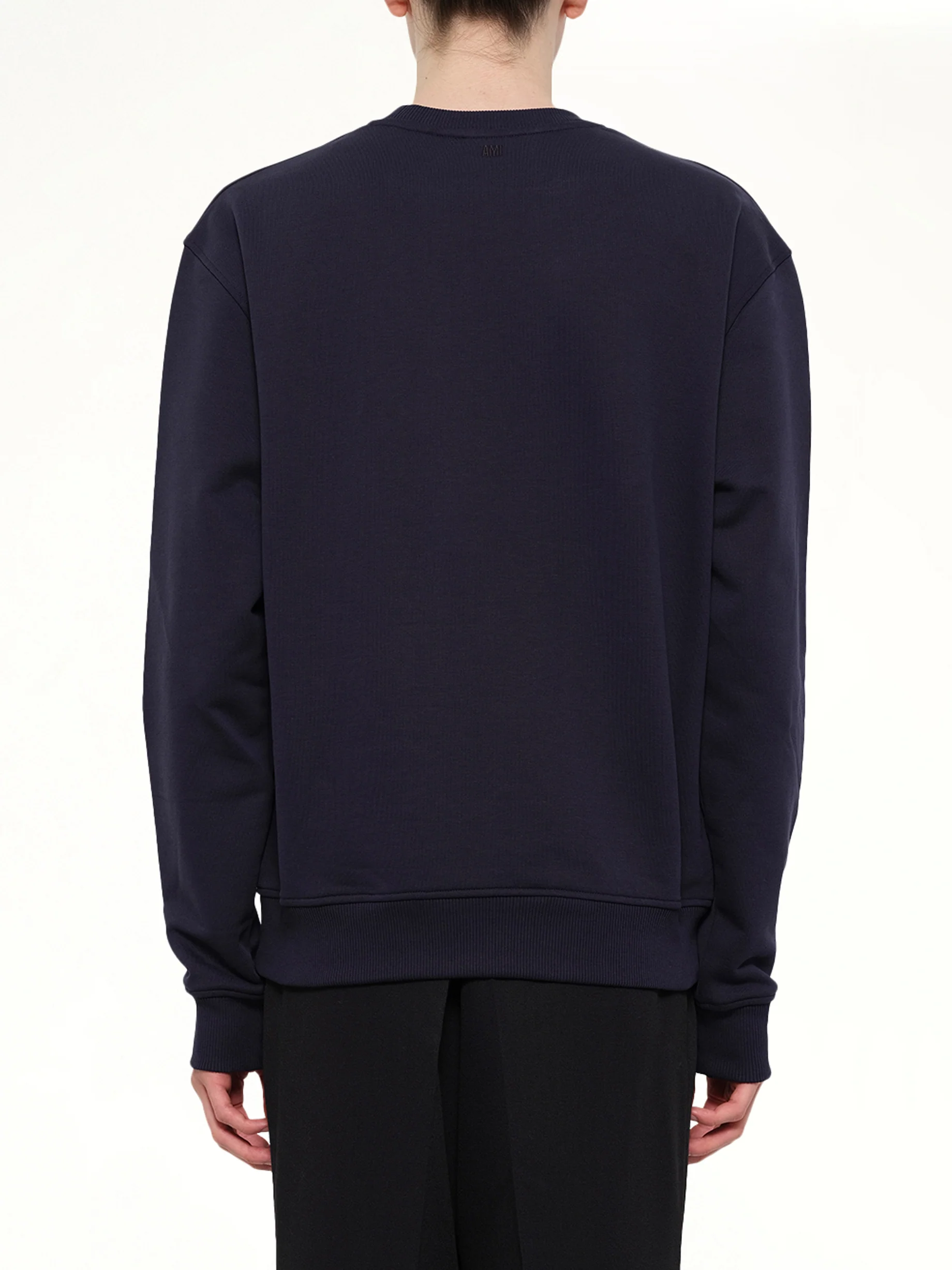 Red Ami De Coeur Sweatshirt in Navy - Image 5