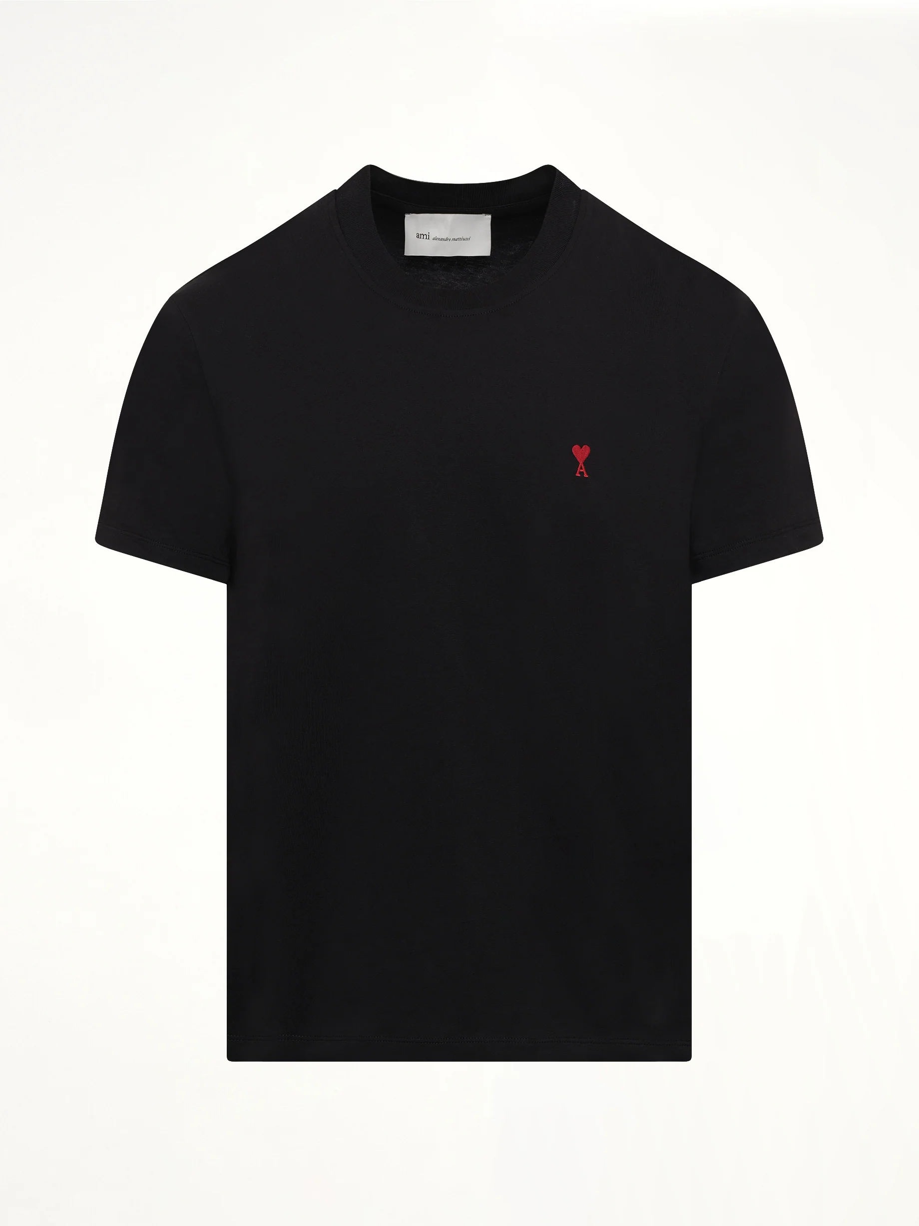 Red Ami De Coeur T-Shirt in Black - Image 2
