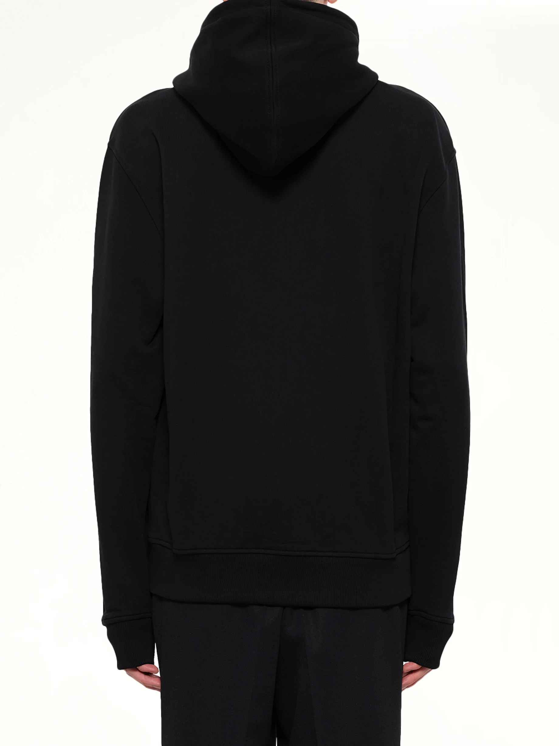 Red Ami De Coeur Zip Hoodie in Black - Image 5