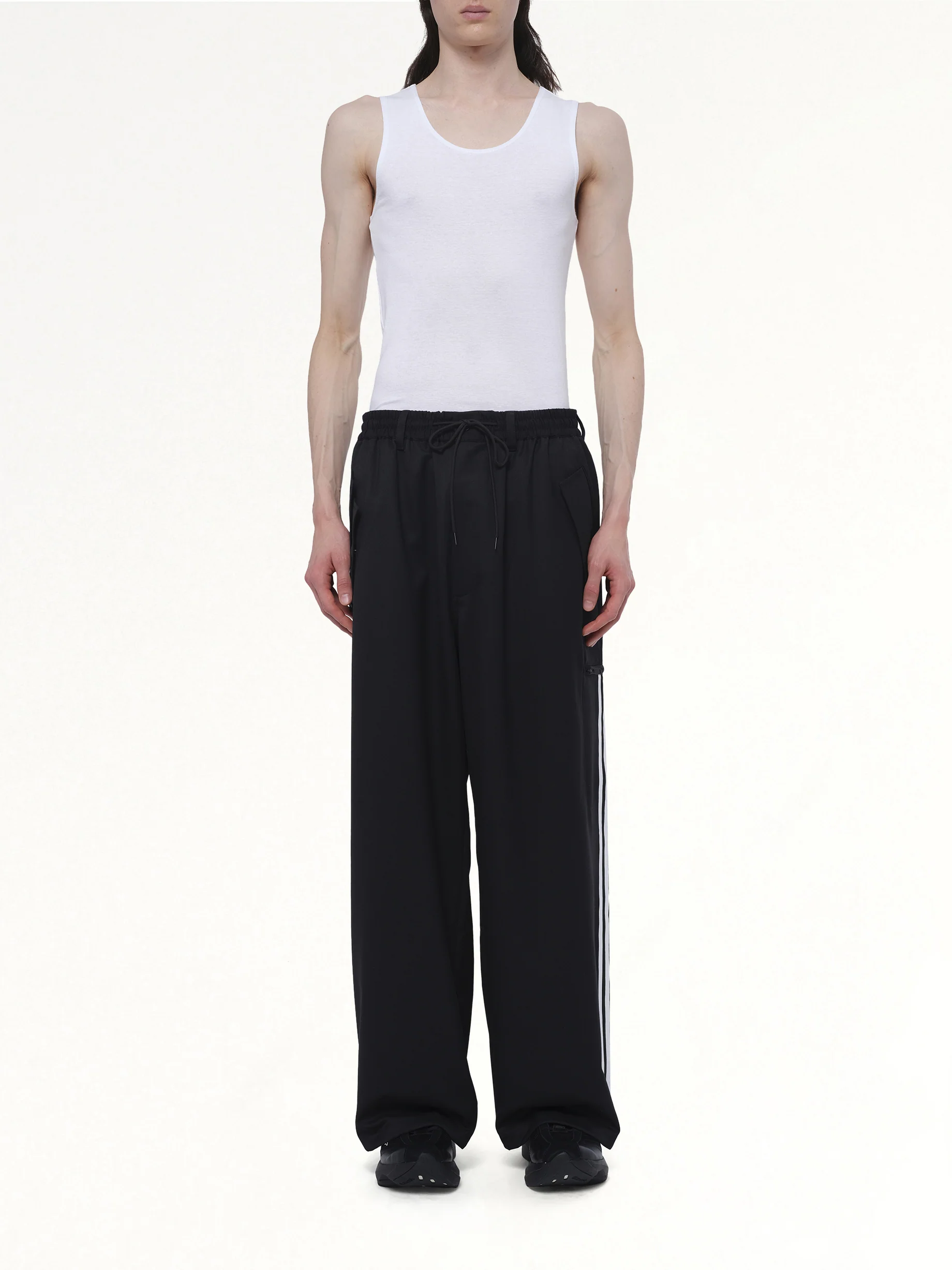 Refined Wool Pants in Black - Image 7