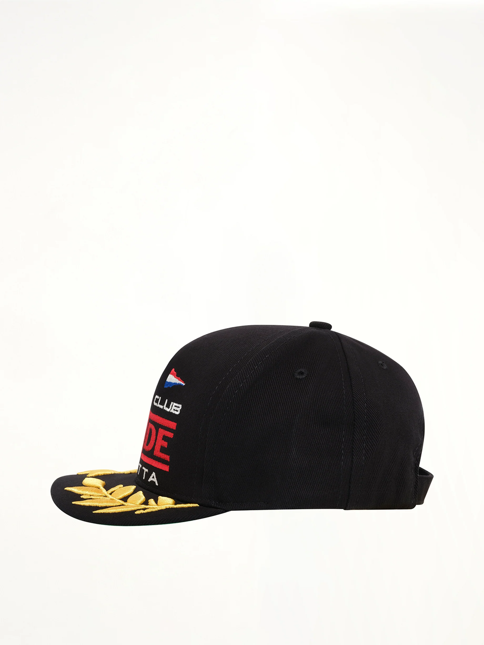 Regatta Club Hat in Black/White - Image 2