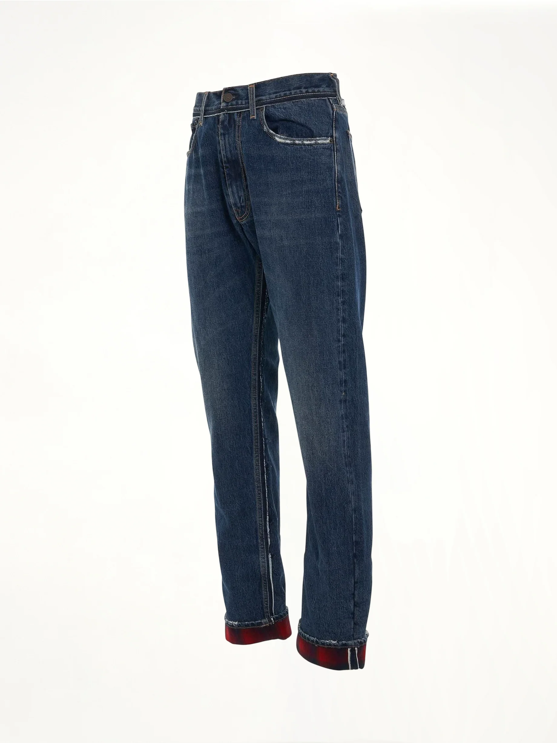 Relax Fit Fold Jeans in Indigo - Image 2