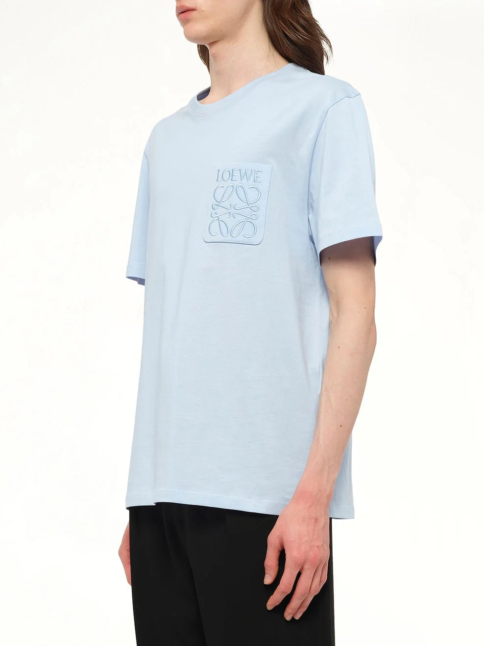 Relaxed Anagram T-Shirt in Sky Blue - Image 3
