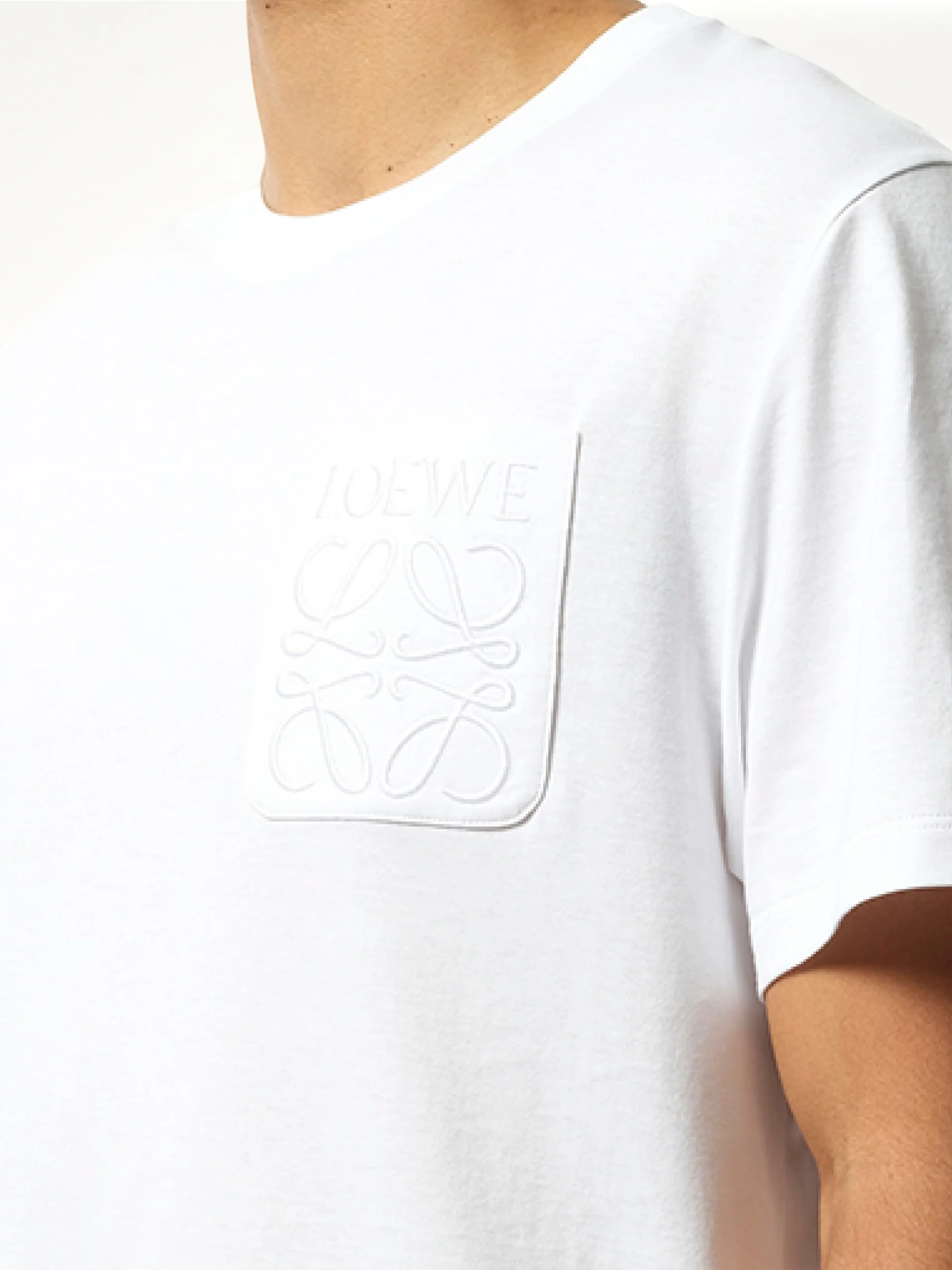 Relaxed Anagram T-Shirt in White - Image 3