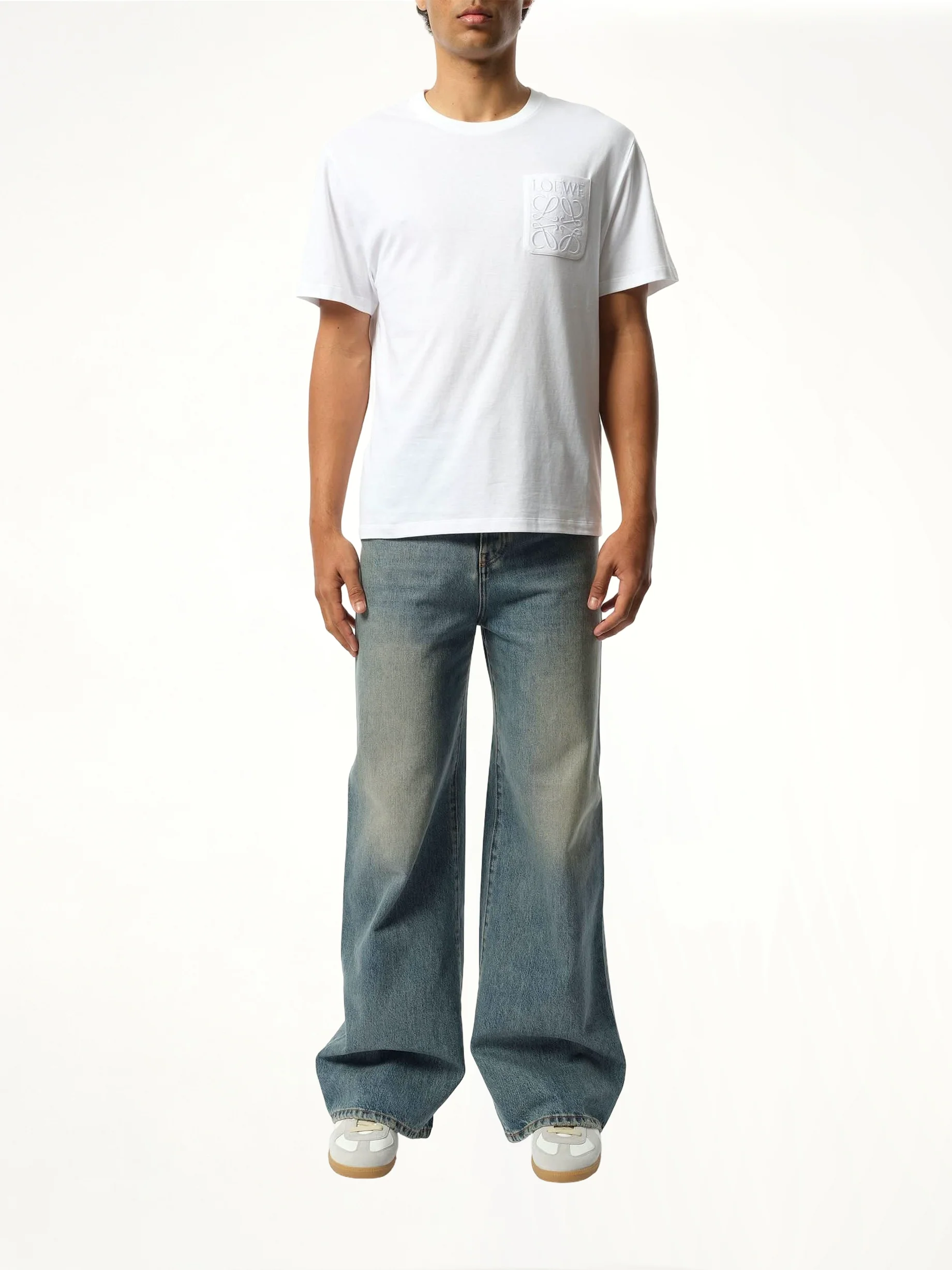Relaxed Anagram T-Shirt in White - Image 4