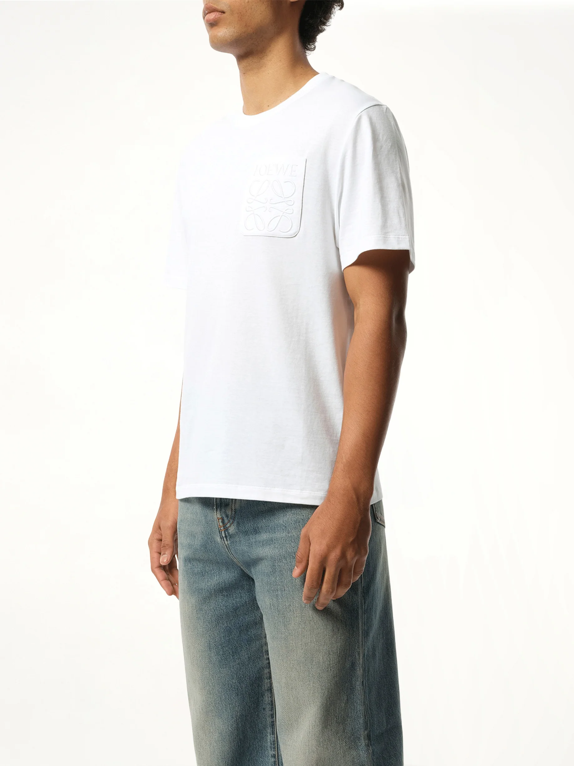 Relaxed Anagram T-Shirt in White - Image 5