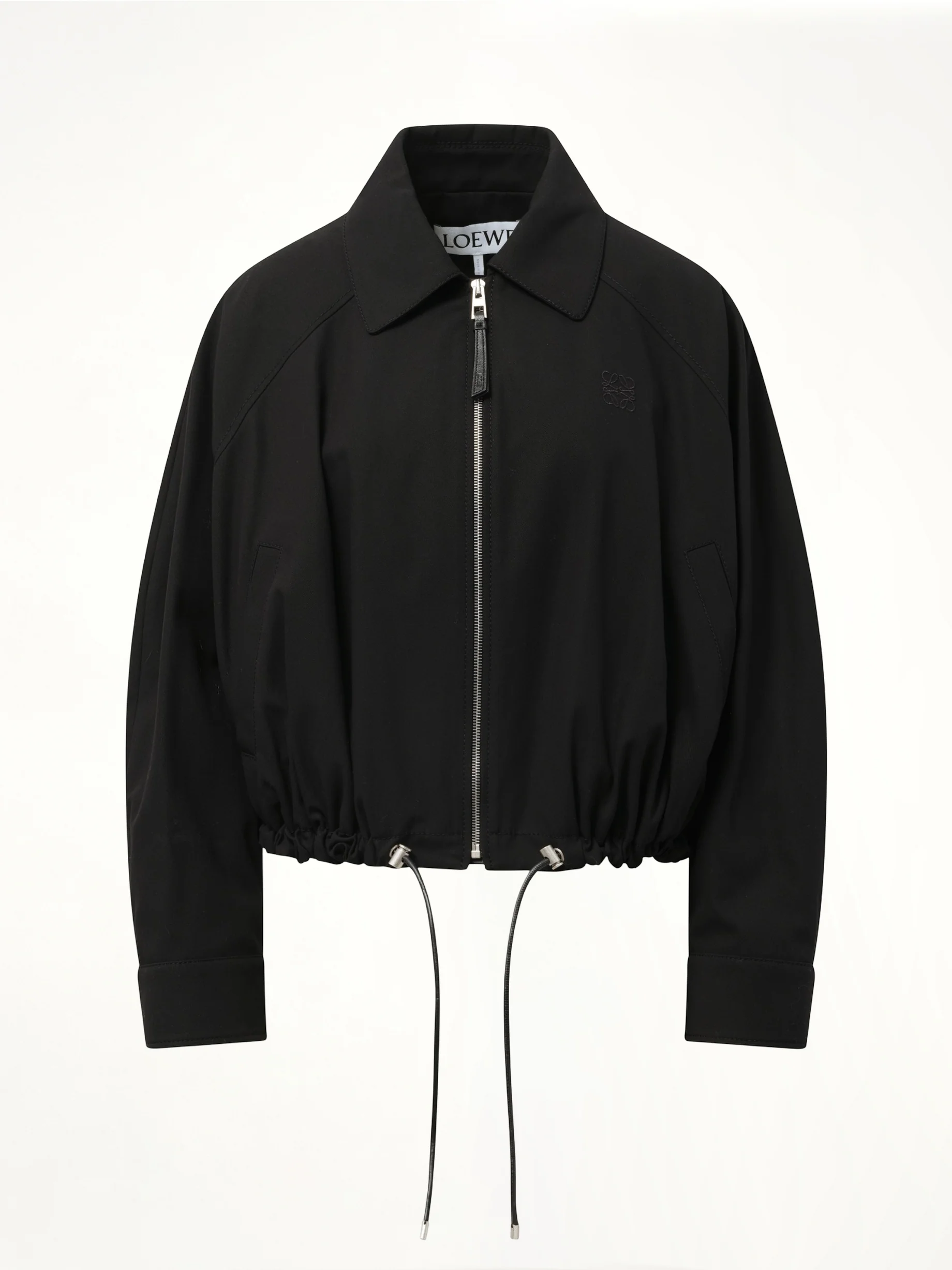 Relaxed Fit Balloon Jacket in Black - Image 2