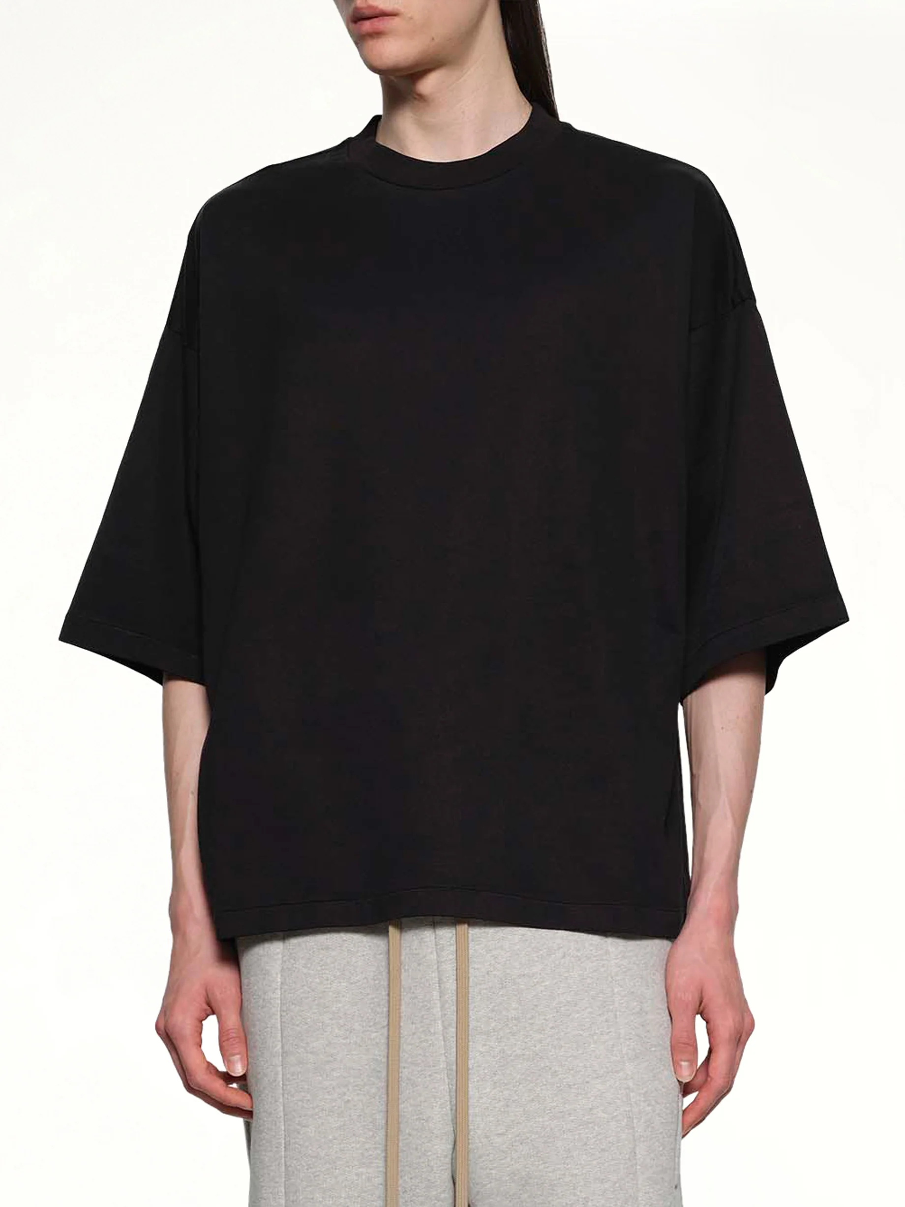 Relaxed Fit Logo T-Shirt in Black - Image 6