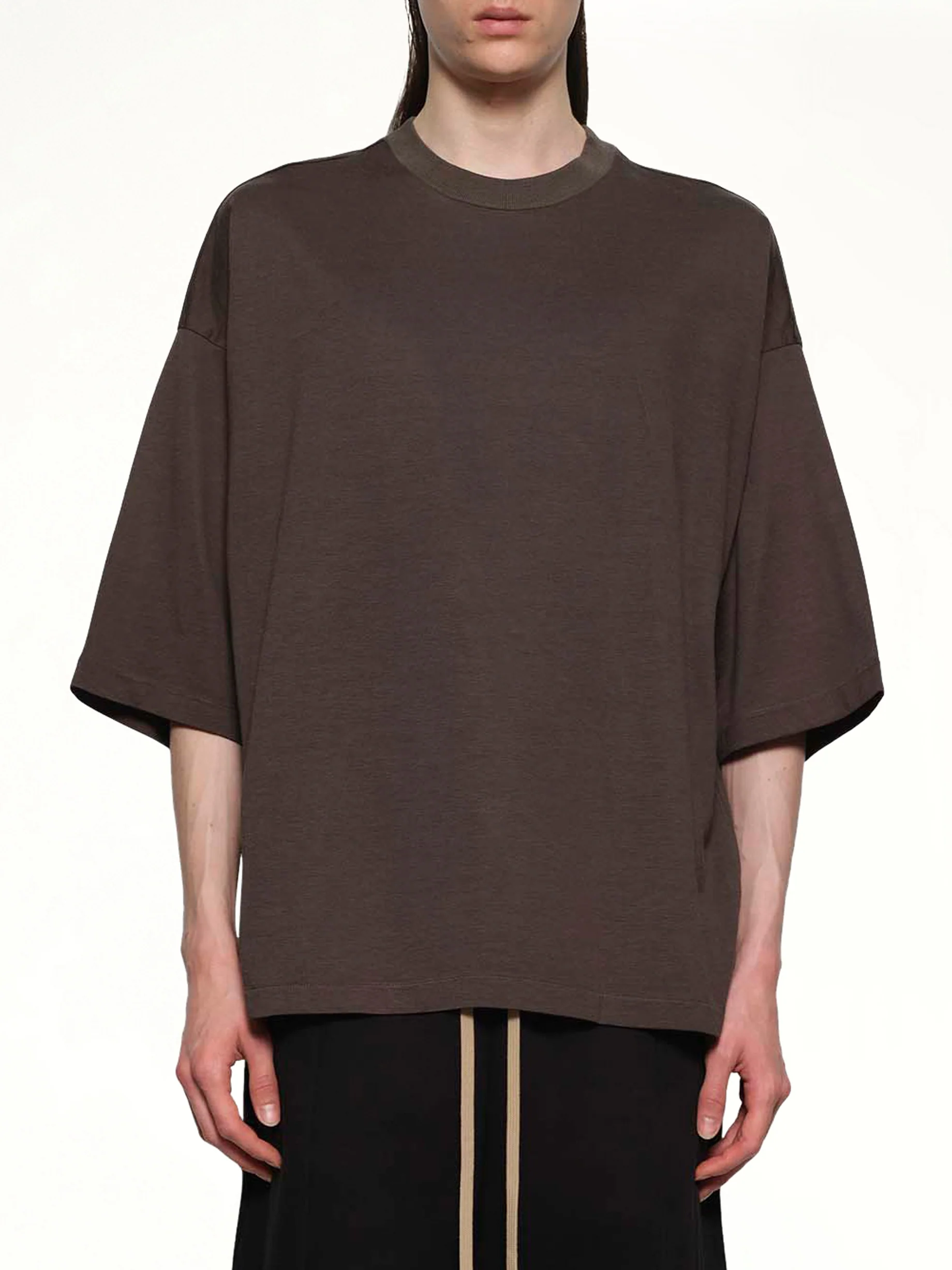 Relaxed Fit Logo T-Shirt in Off Black
