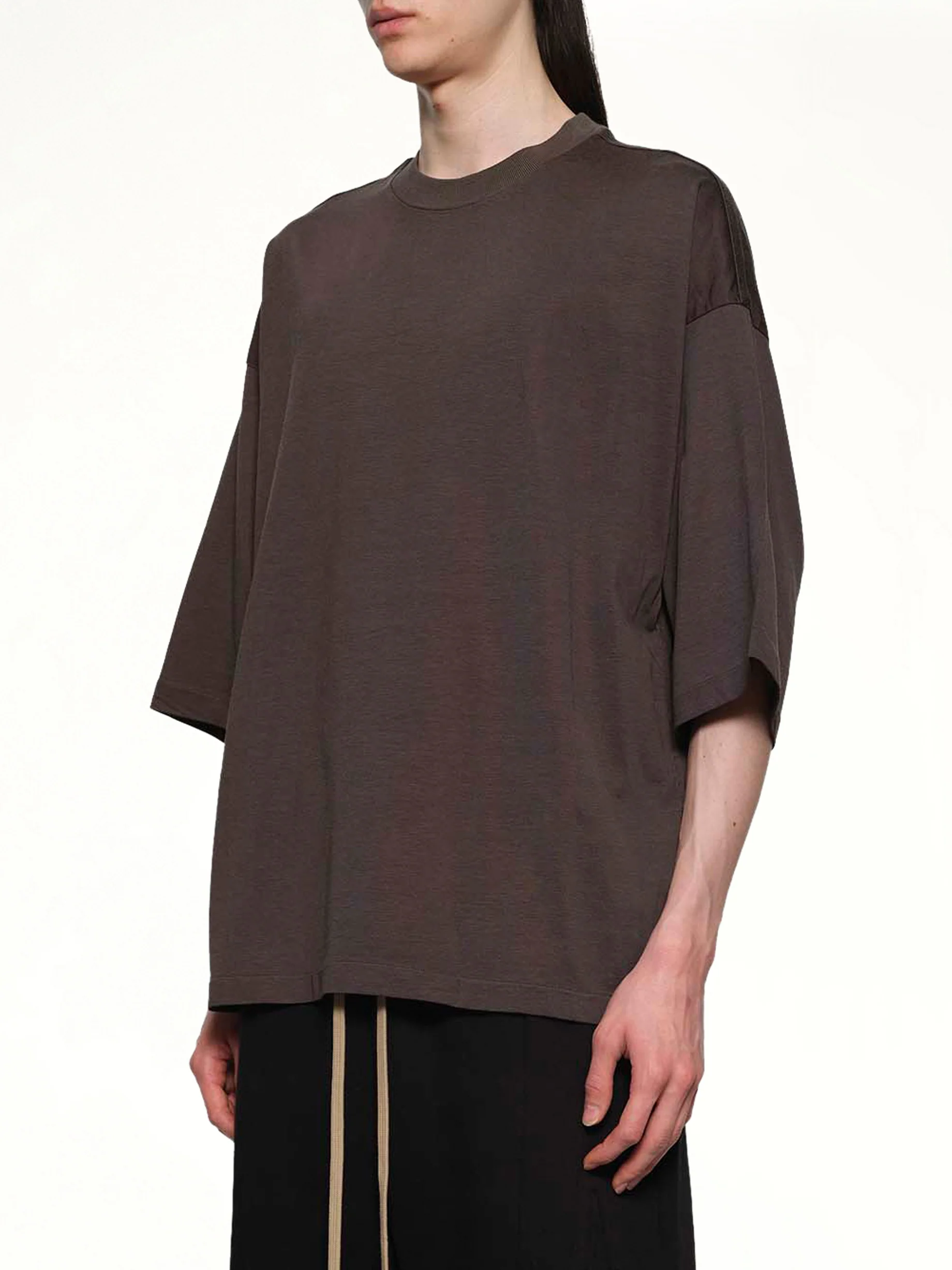 Relaxed Fit Logo T-Shirt in Off Black - Image 3