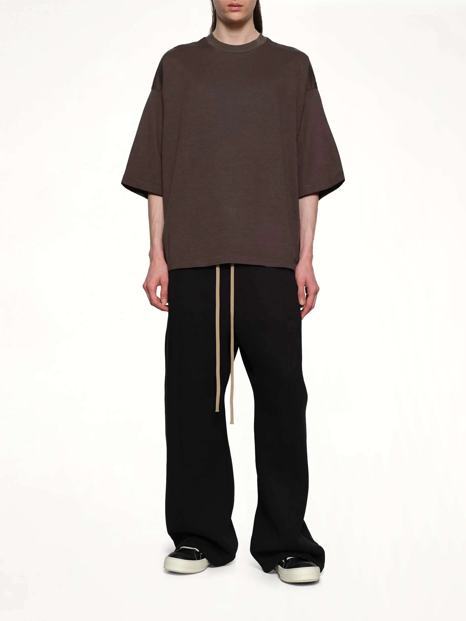 Relaxed Fit Logo T-Shirt in Off Black - Image 4