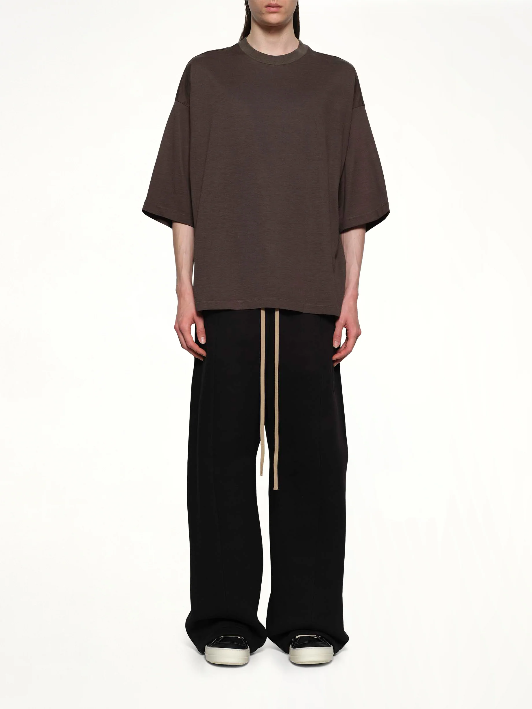 Relaxed Fit Logo T-Shirt in Off Black - Image 7