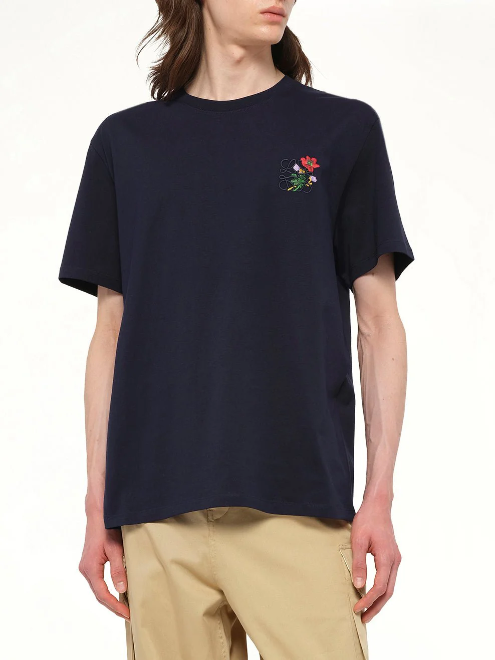 Relaxed Fit T-Shirt in Dark Navy - Image 6