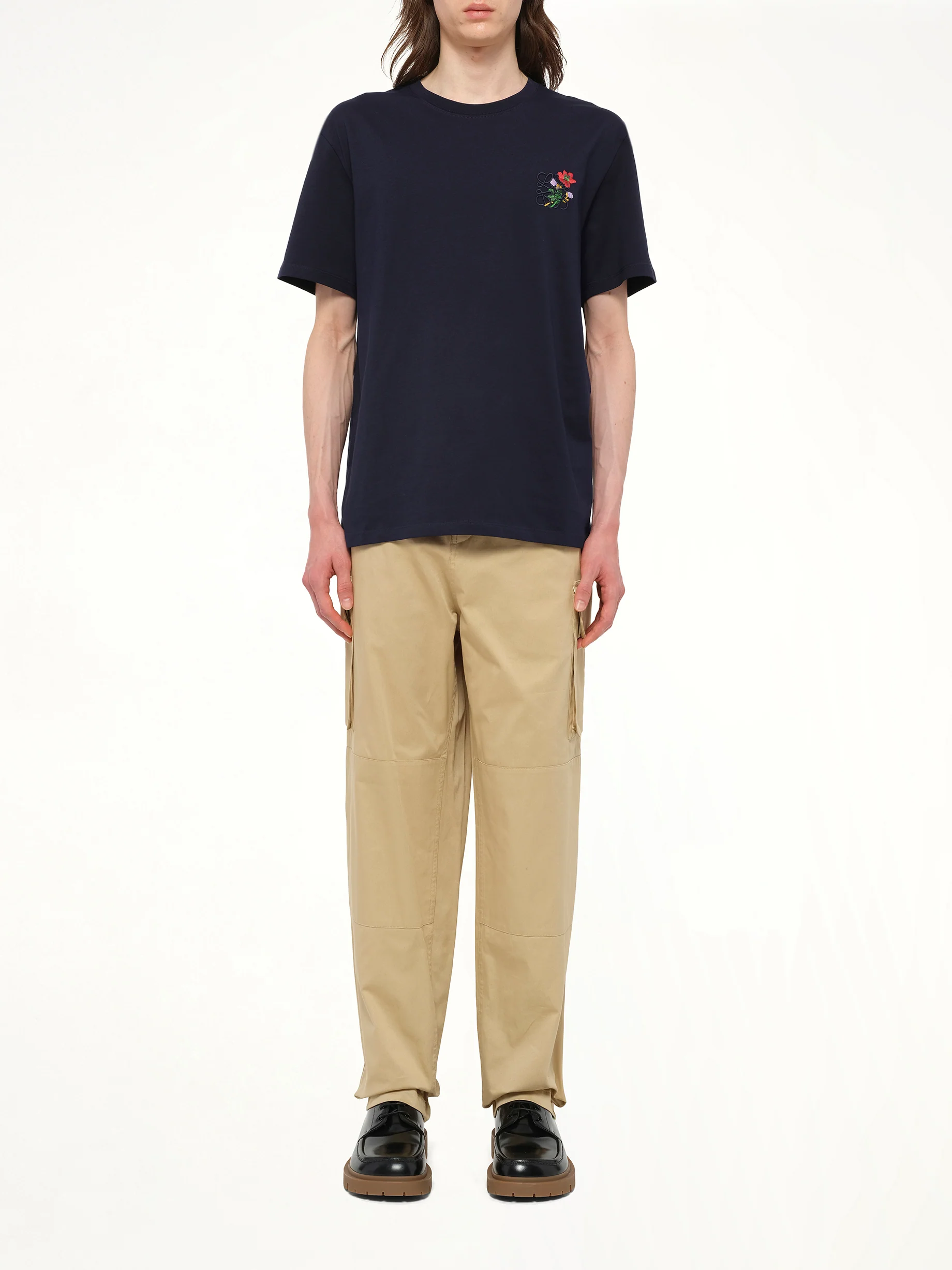 Relaxed Fit T-Shirt in Dark Navy - Image 7