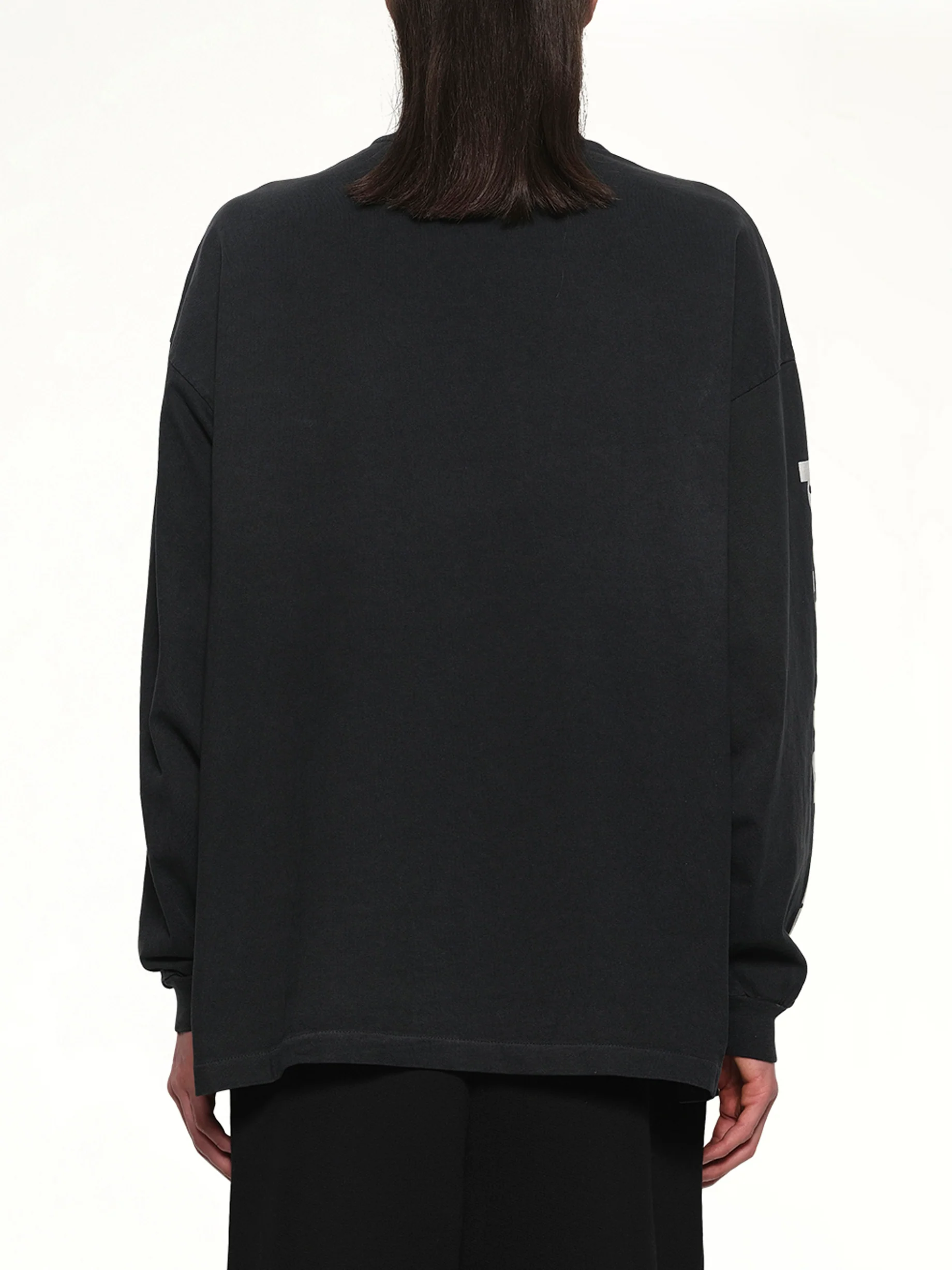 Relaxed Long Sleeve Fear Of God T-Shirt in Black - Image 5