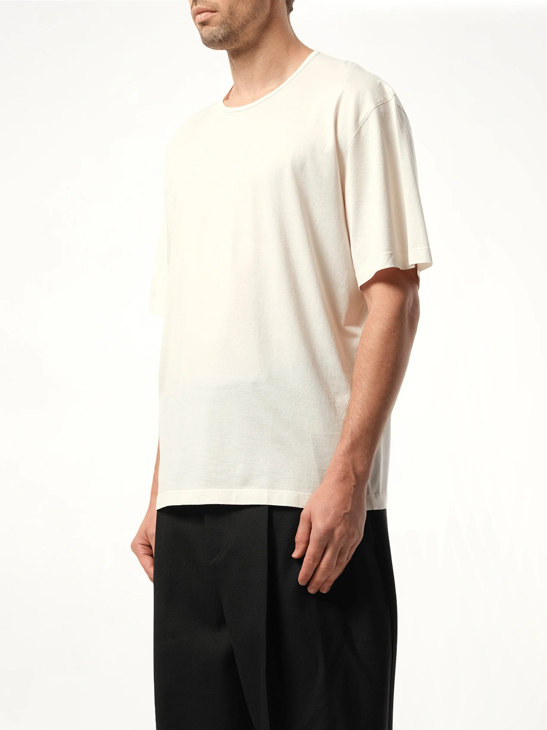 Relaxed T-Shirt in Chalk - Image 5