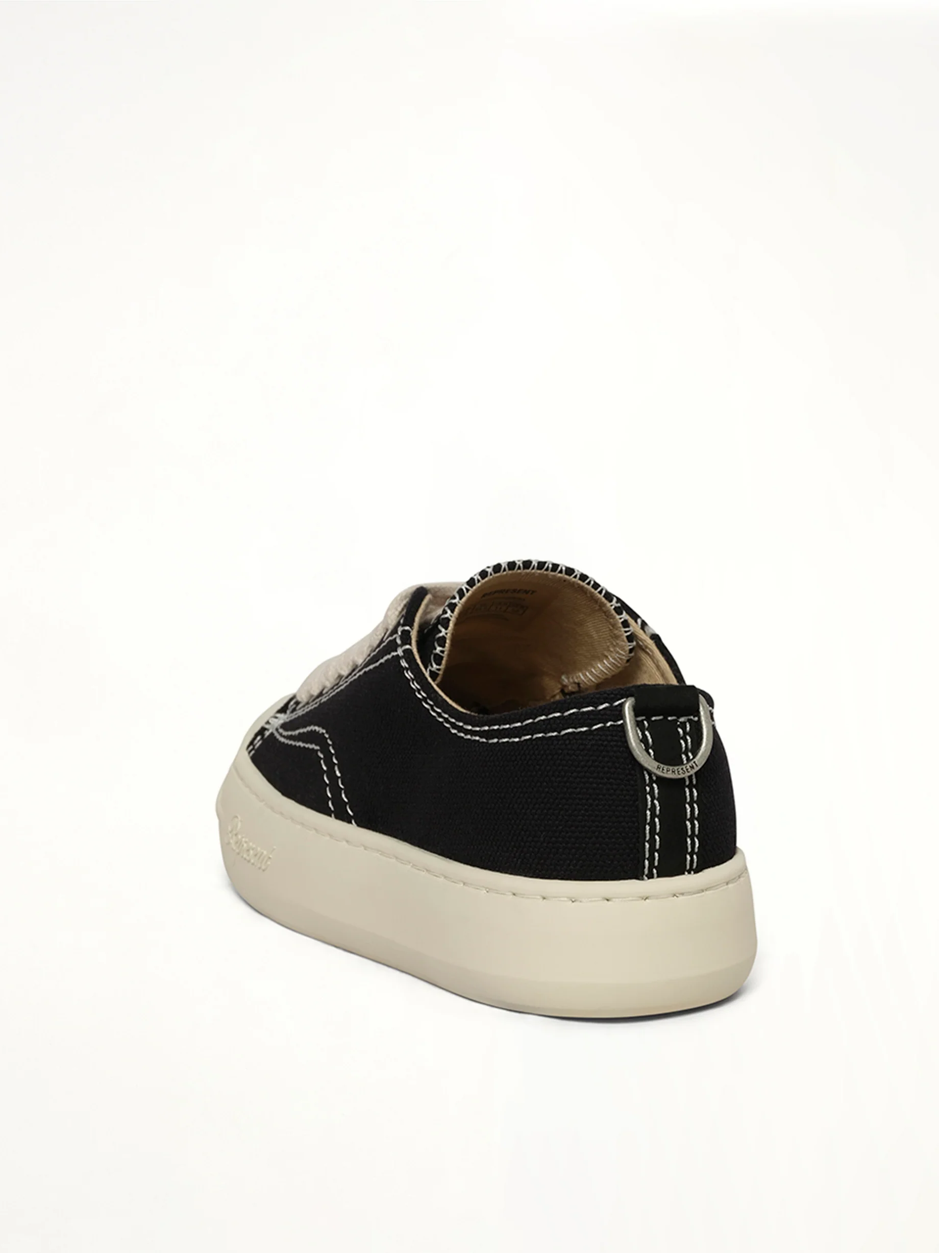 Rep-Cap Sneaker in Jet Black - Image 3