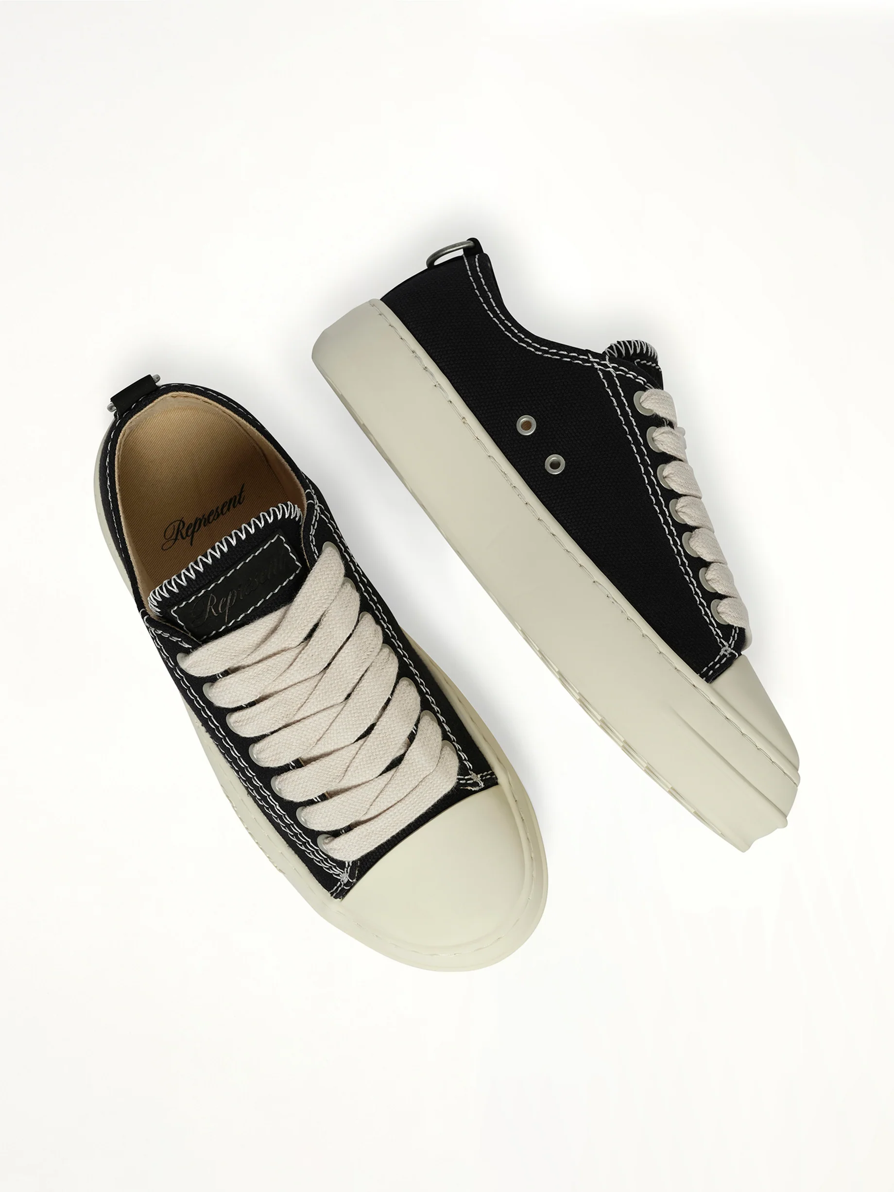 Rep-Cap Sneaker in Jet Black - Image 4
