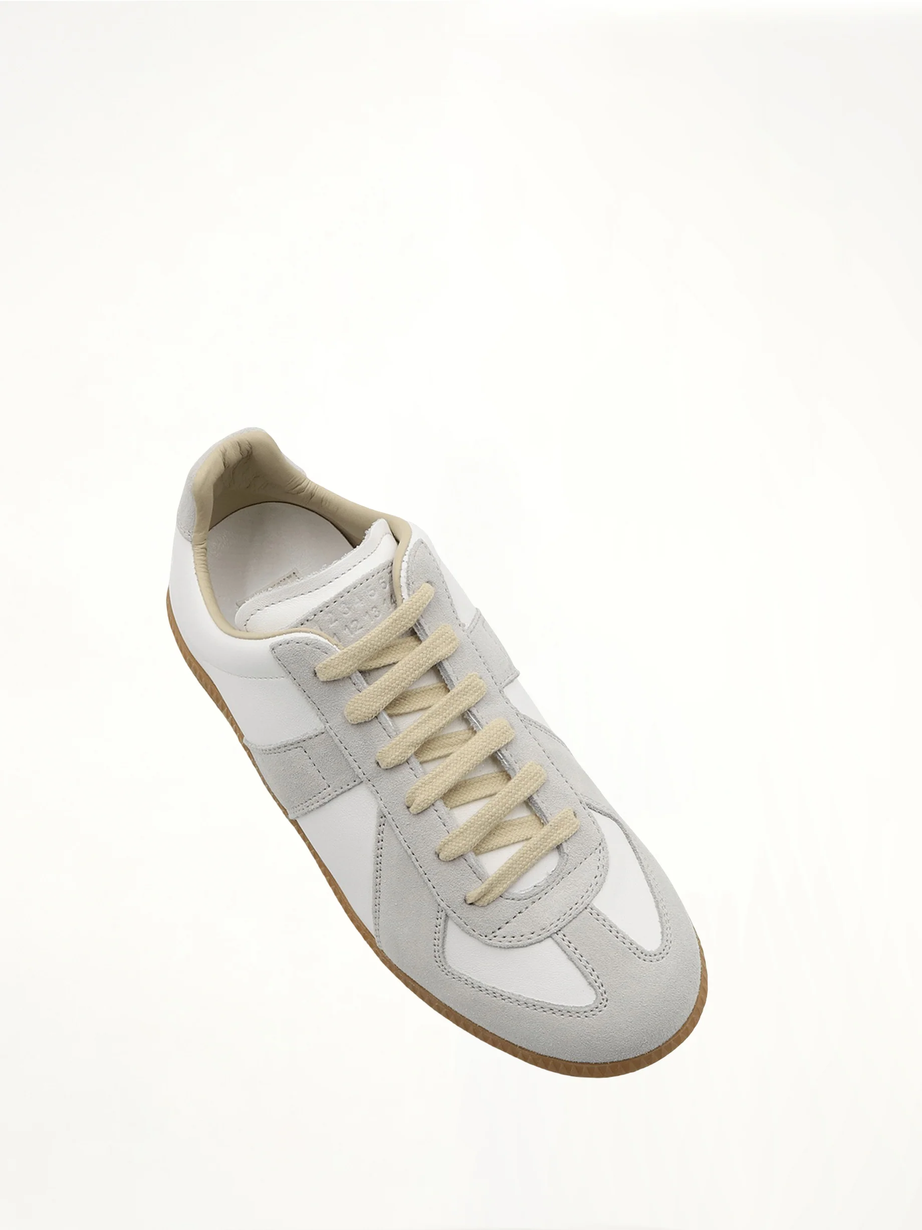 Replica Leather Sneaker in White - Image 4