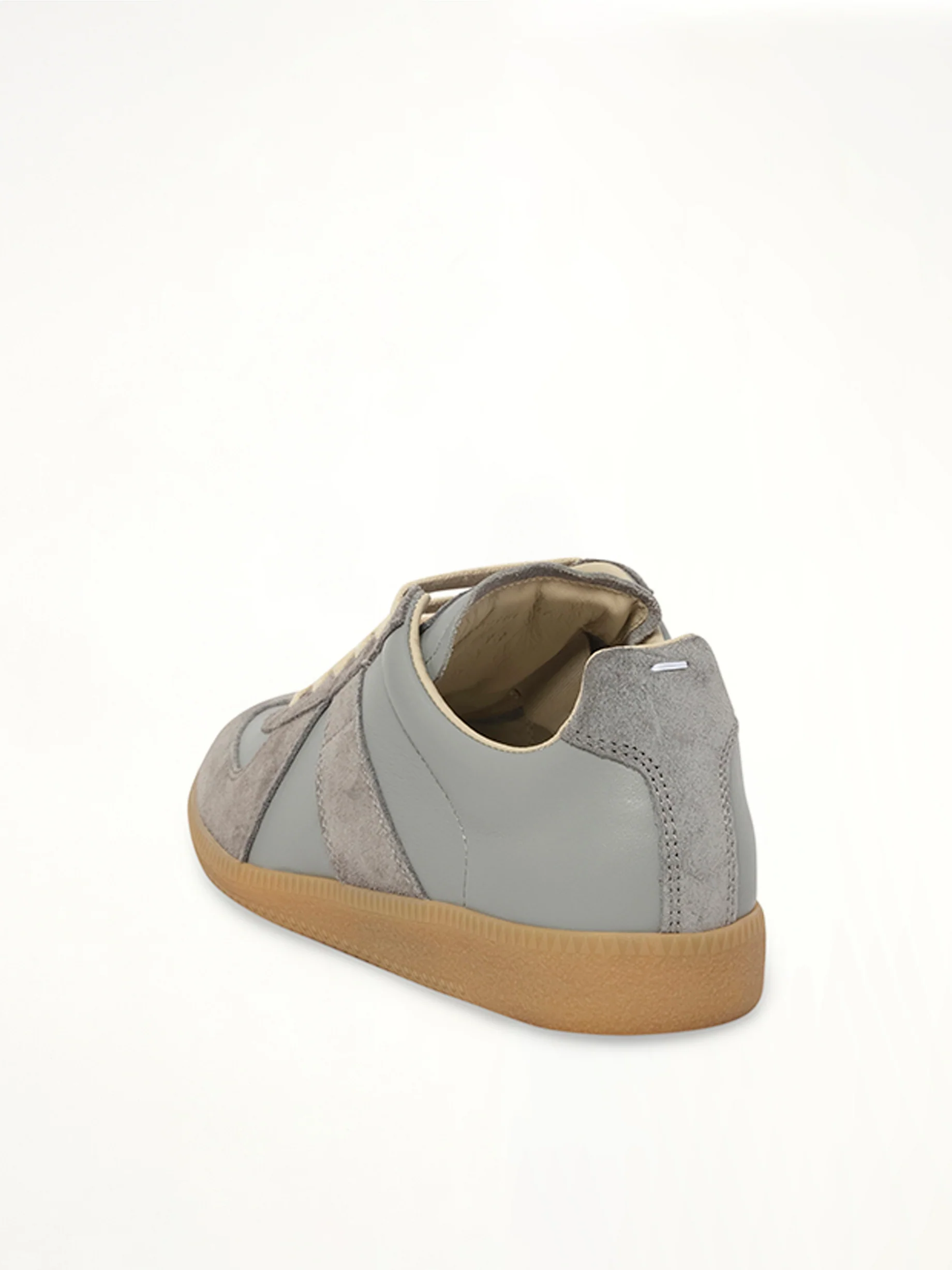 Replica Leather Sneaker in Ghost Grey - Image 3