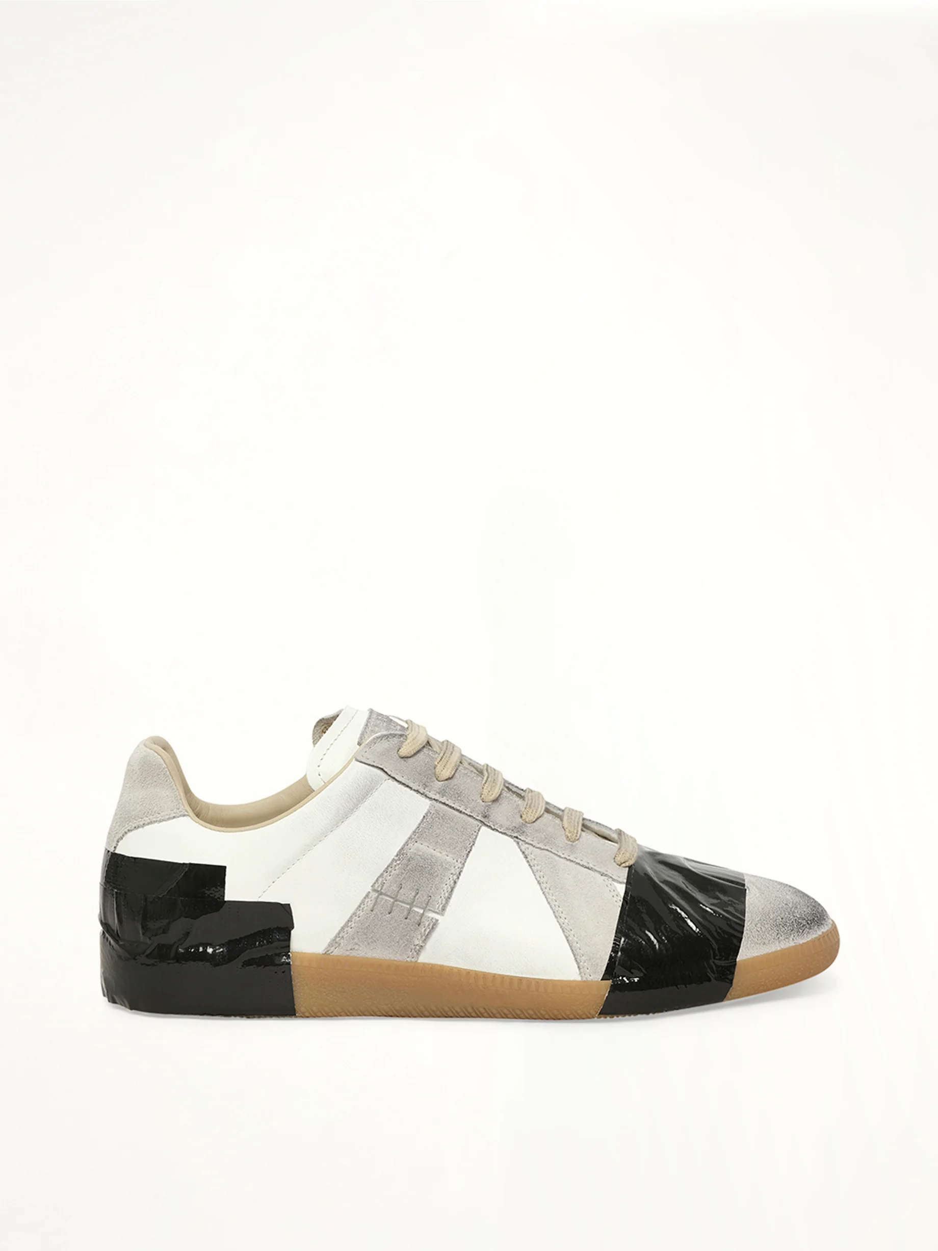 Replica Tape Sneaker in Off White/Black